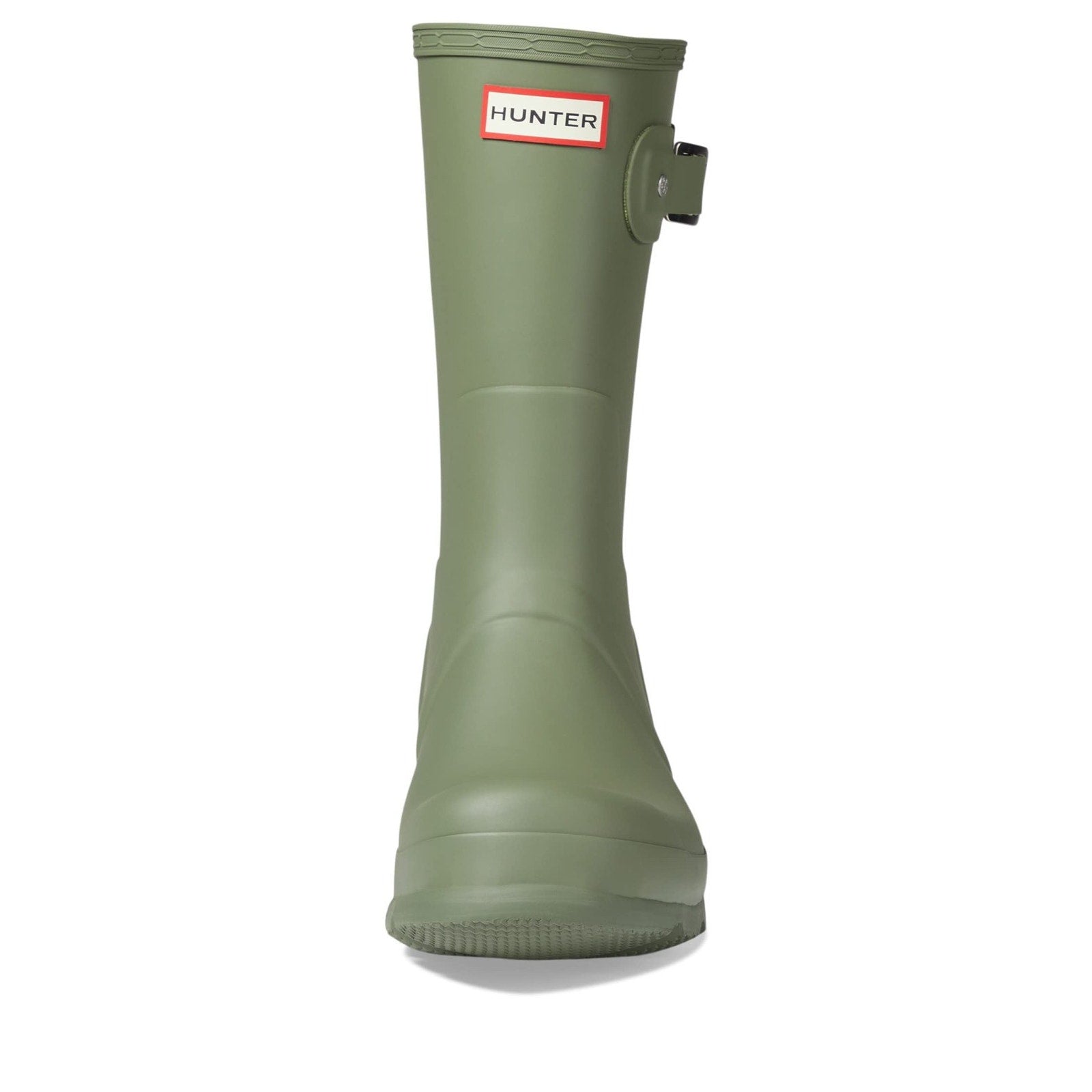 Hunter Original Short Waterproof Rain Boot Logo Backstrap Lichen Green Men's 9 M Hunter