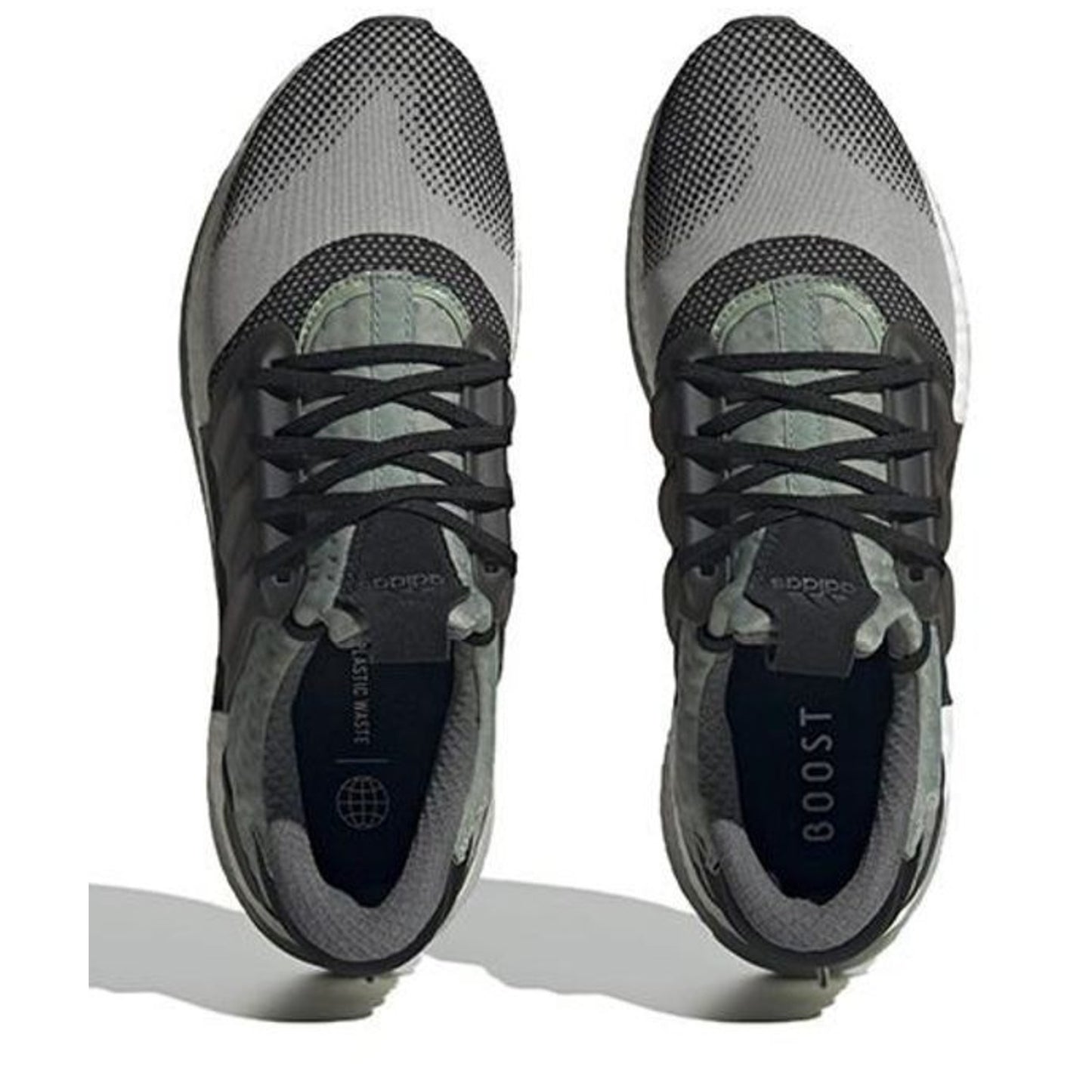 Adidas Performance X PlrBoost Running Shoes Mens 11.5 M Grey Silver Green