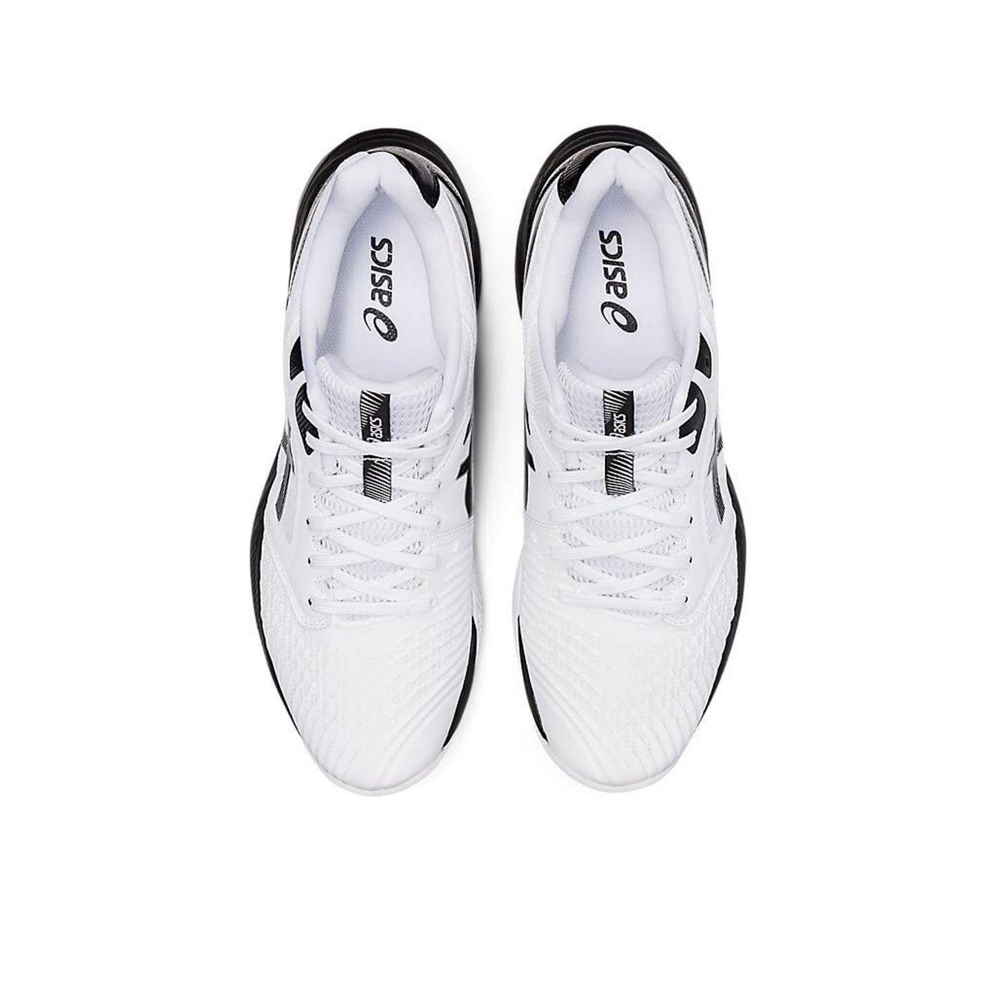 ASICS Men's Netburner Ballistic FlyteFoam 3 Volleyball Shoes, 13 US, White/Black