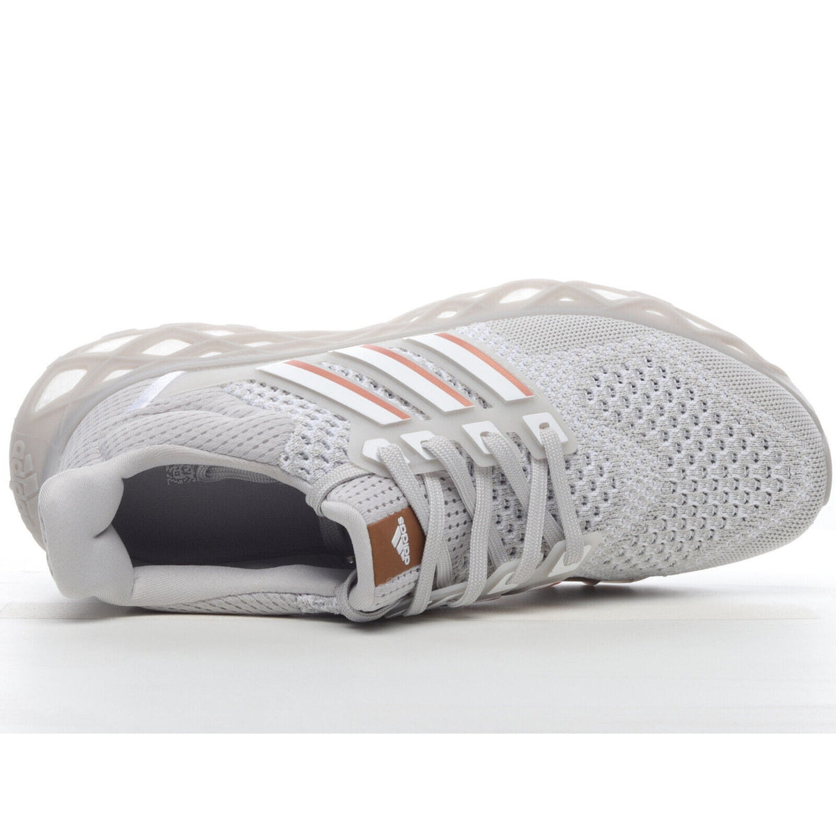 Adidas UltraBoost WEB DNA Woman's Running Shoes GREONE/FTWWHT/COPPMT GY8081 9.5
