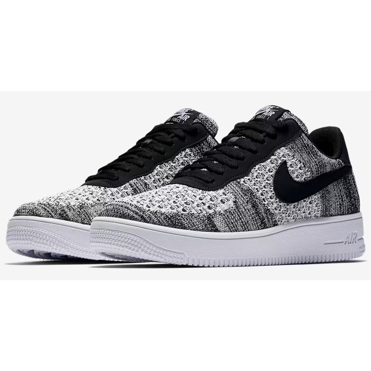 Nike Air Force 1 Flyknit Men's Running Shoes Low 2.0 Oreo 2025 Size 11 M