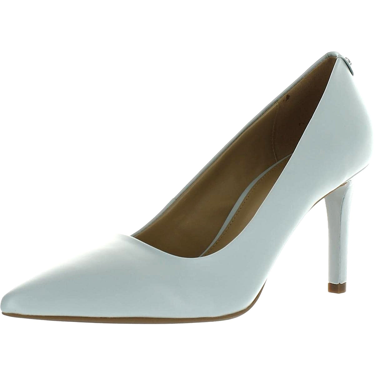 Michael Kors Womens Dorothy Leather Pointed Toe Classic PUMPS Soft Sky Blue 6 M