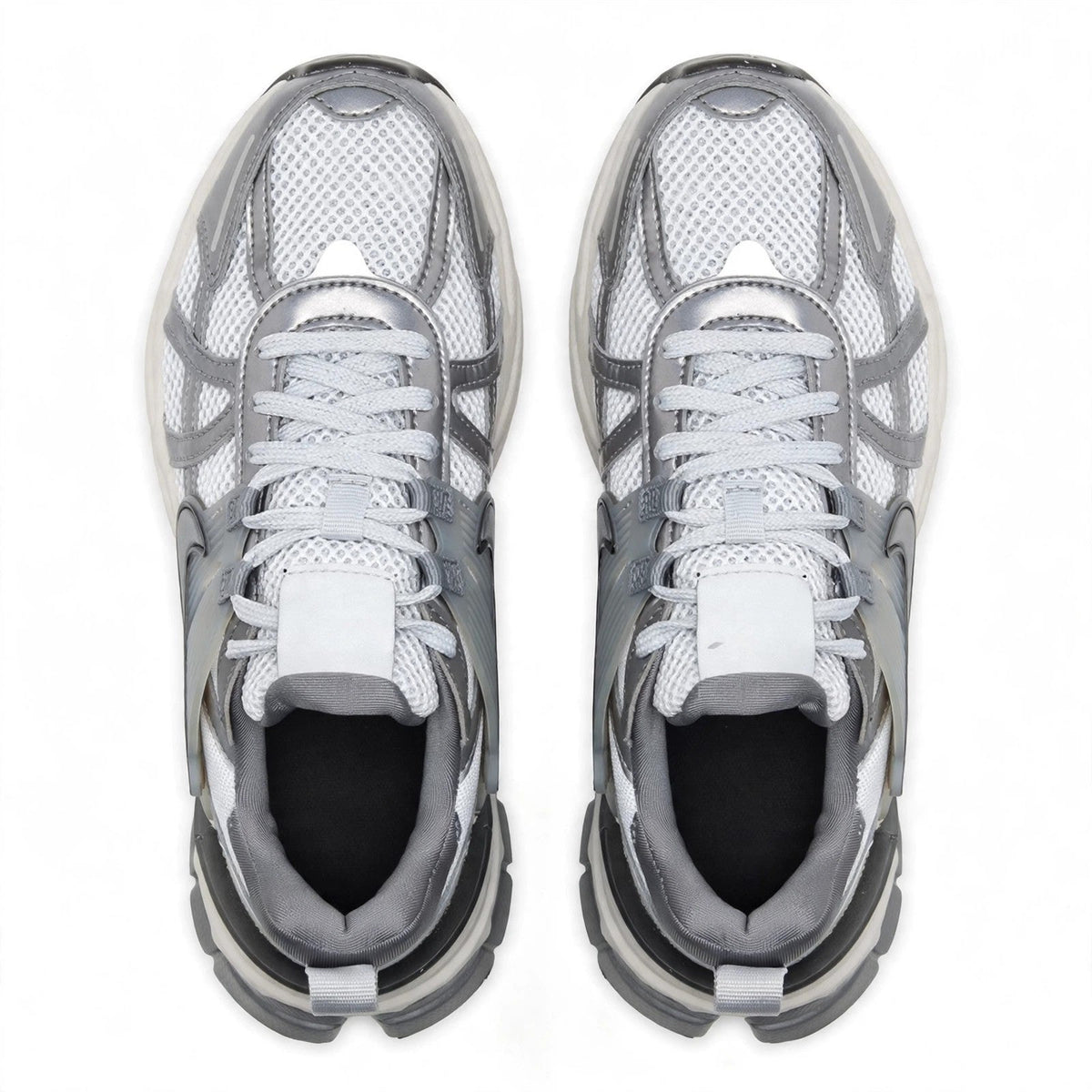 Nike V2K Run Pure Platinum Grey Running Shoes Women's Size 10/ Men 8. 5 New