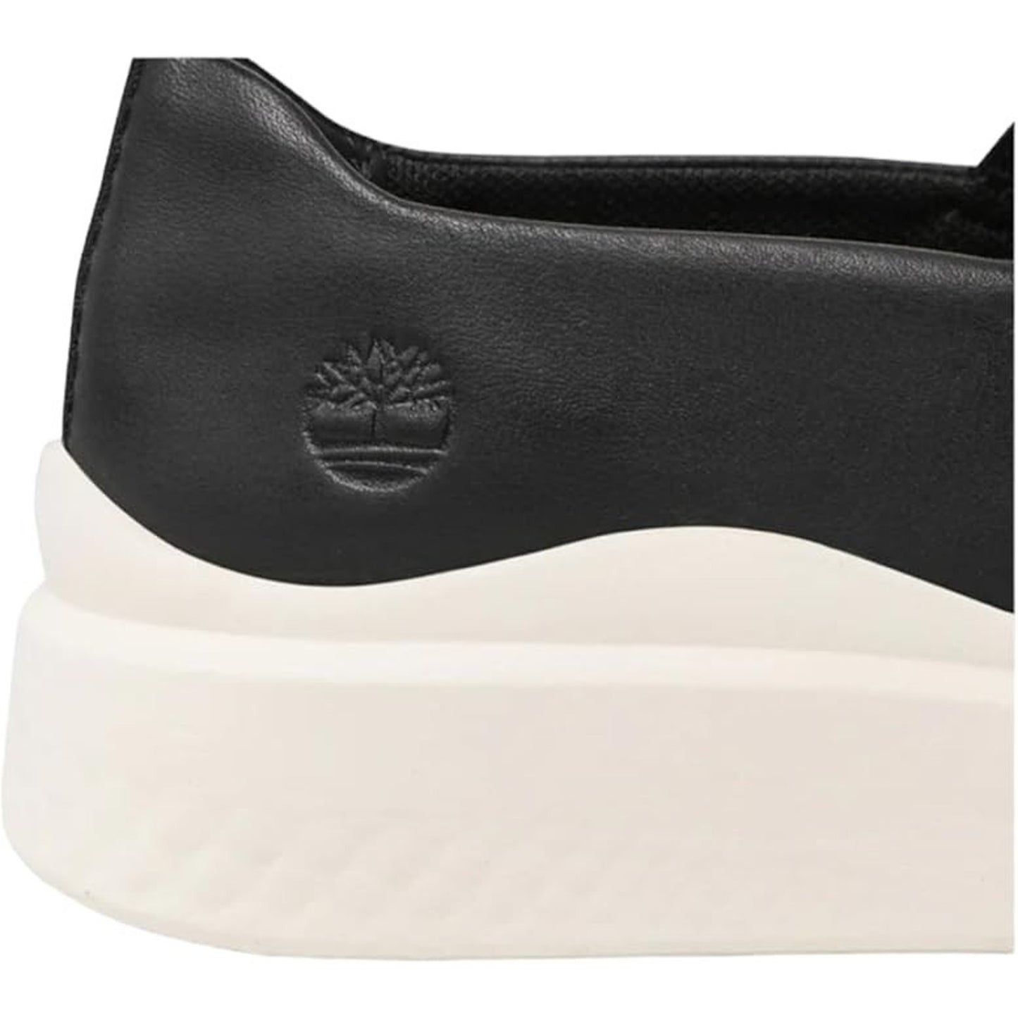 Timberland Nite Flex Slip-On Black Full Grain Leather Women size 9.5 US