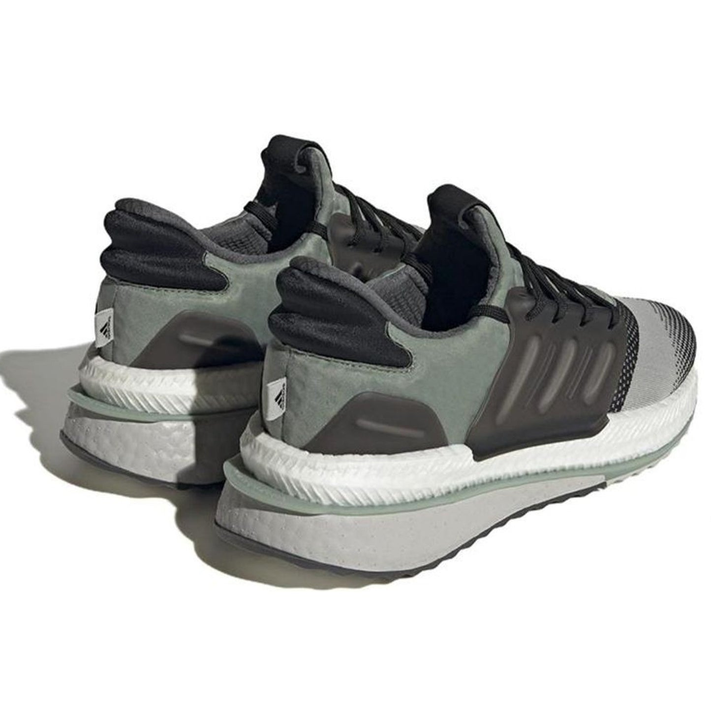 Adidas Performance X PlrBoost Running Shoes Mens 11.5 M Grey Silver Green