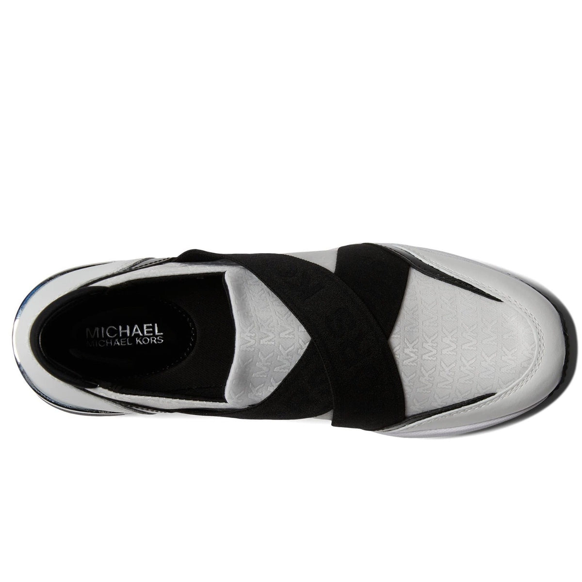 Michael Kors Woman's Sneakers Shoes Geena Slip-On Trainer Optic White 8 M
