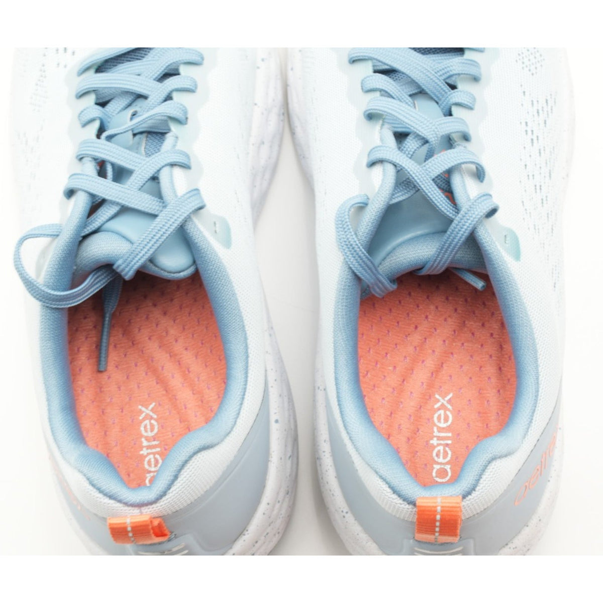 Aetrex Danika Machine Washable Orthotic Mesh Sneaker Light Blue US 8.5 EUR 39