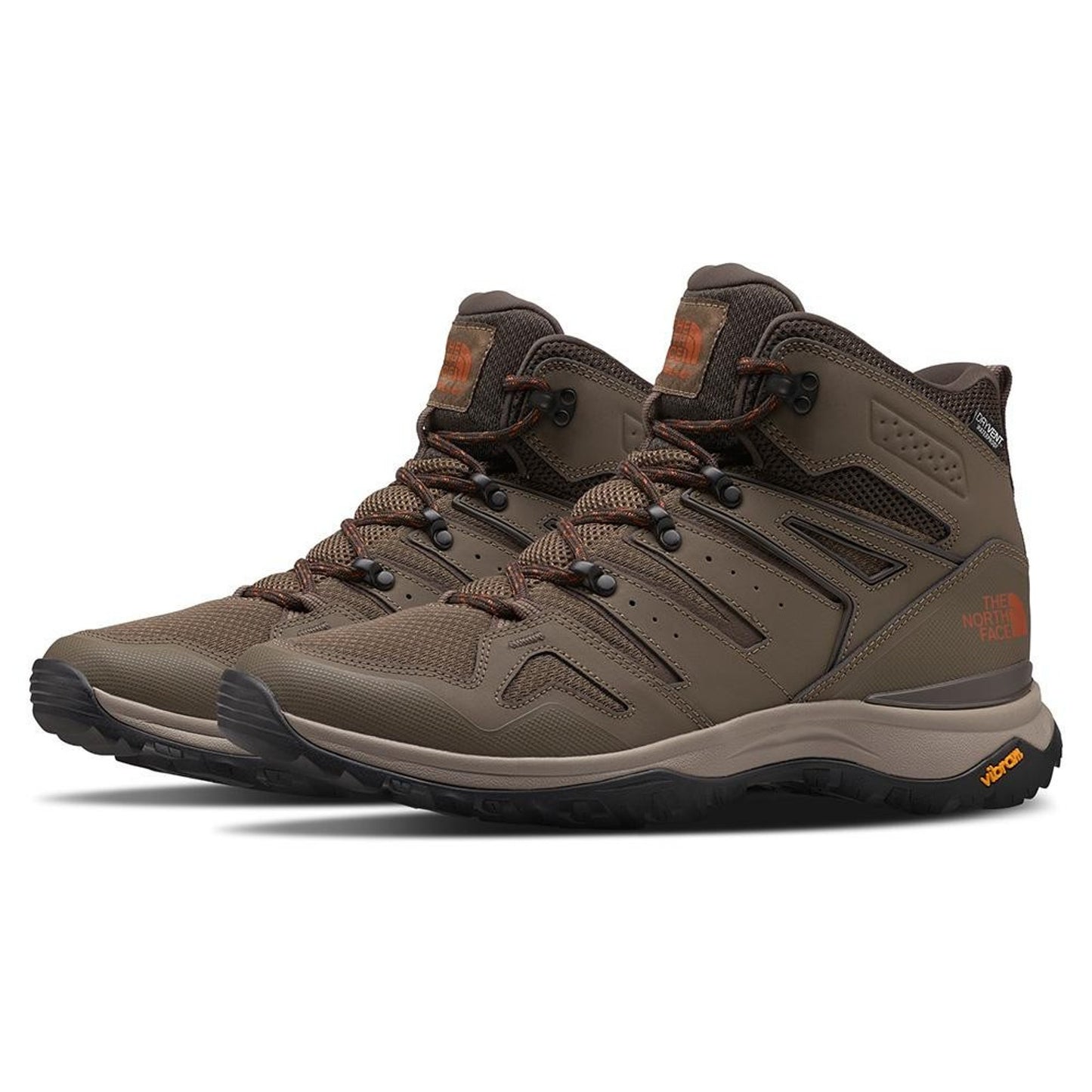 The North Face Men's Hedgehog Fastpack II Mid WP Boot Brown Black 9.5 M
