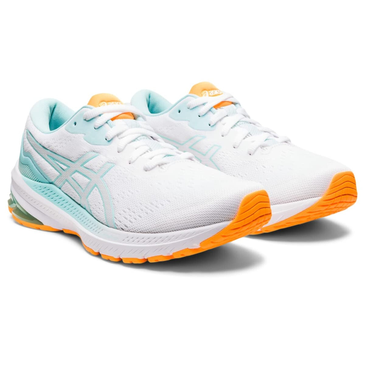 ASICS GT-1000 11 Women's Running Shoes White/Clear Blue Size 8 US