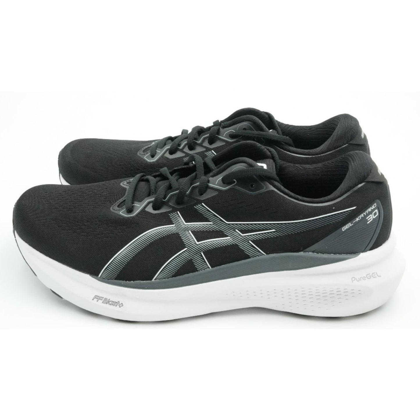 ASICS Gel-Kayano 30 Men's Running Shoes Size 13 Extra Wide Black White 1011B690