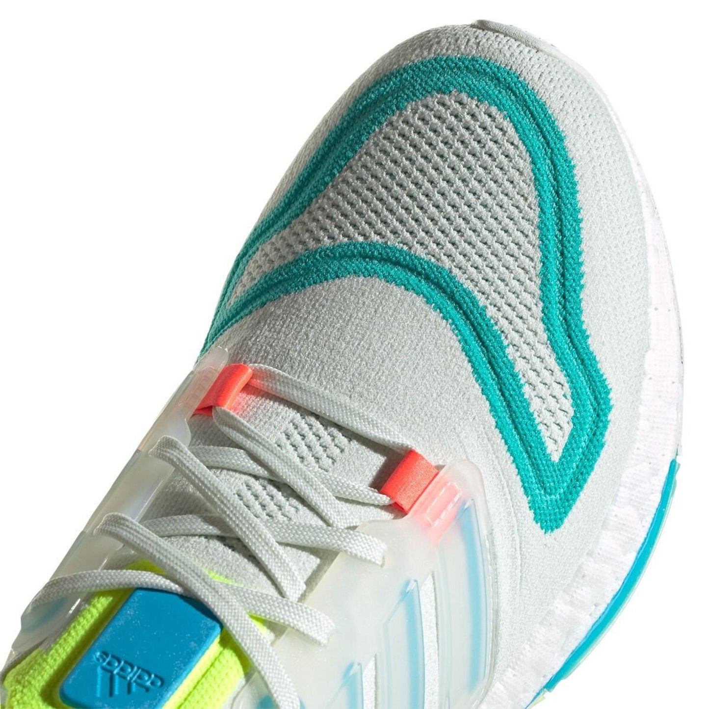 adidas Ultraboost 22 Men Running Shoes White Tint/Sky Rush/Mint Rush 15 D M