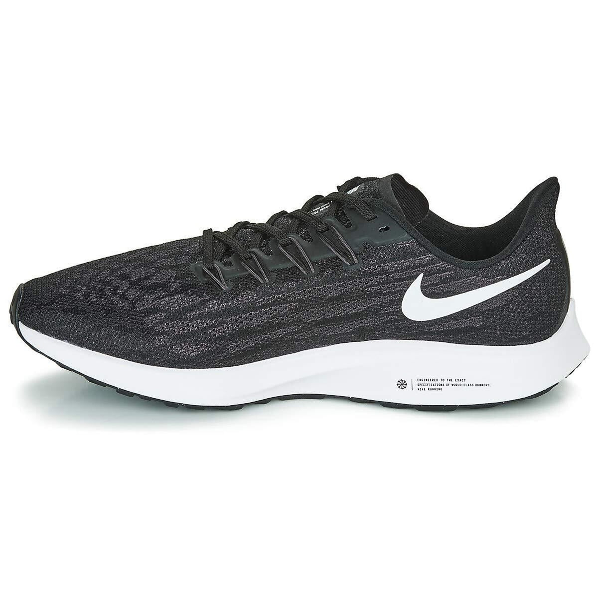 Nike Air Zoom Pegasus 36 Women's Shoes Black/White/Thunder Grey 11.5 extra wide