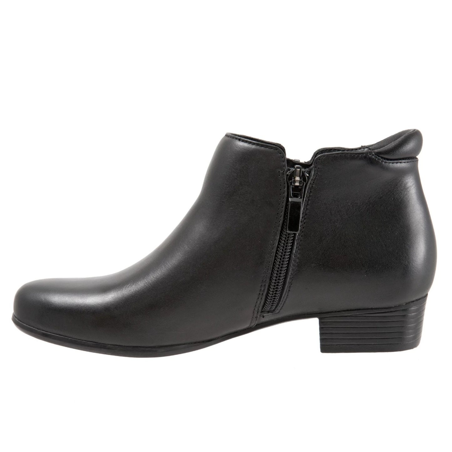 Trotters Women's Major Ankle Bootie, Black, 6.5 Wide