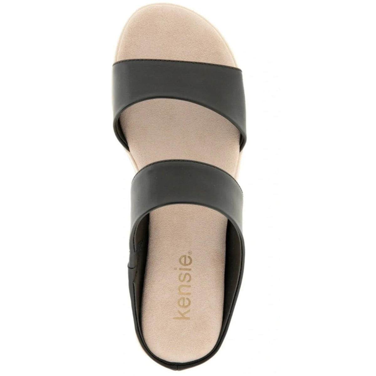 Kensie Women's Endy Comfort Slide Sandals Black Size 7 M