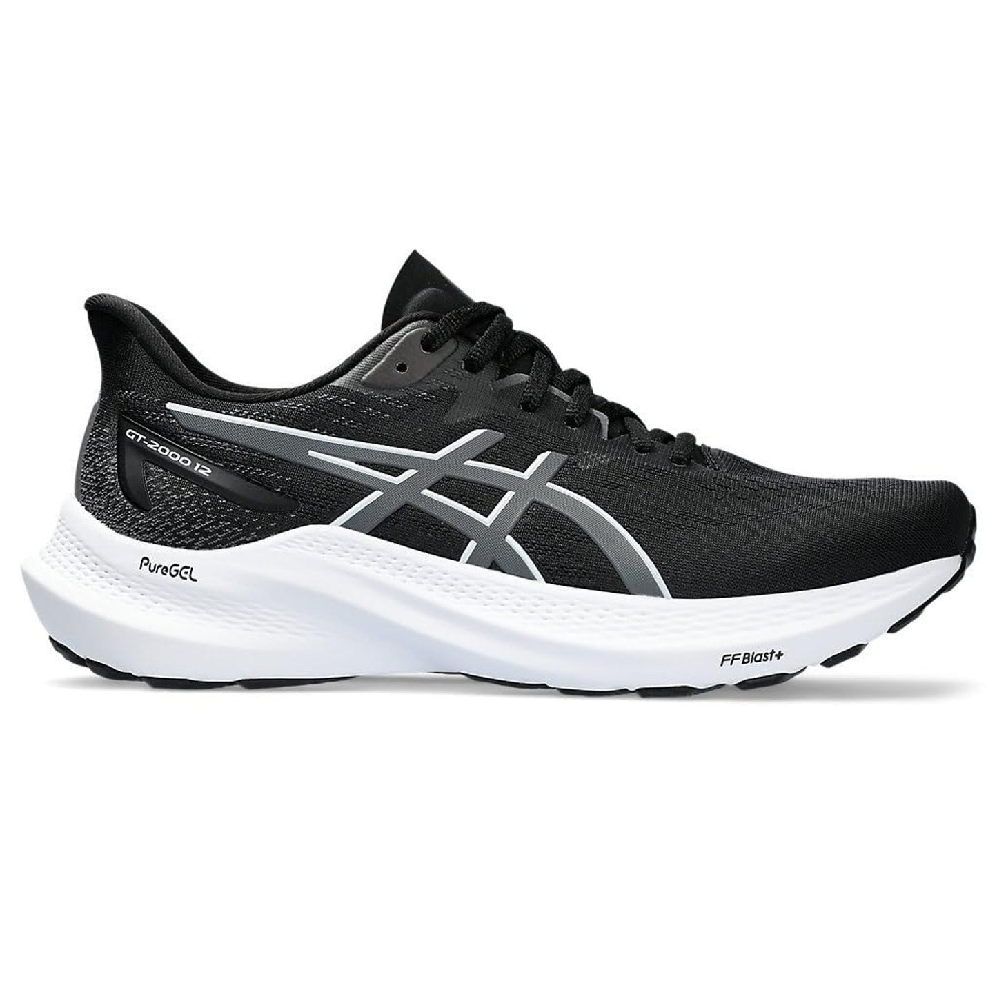 ASICS GT 2000 12 Women 's Running shoes Black/Carrier Grey Size 9.5 Narrow 2A