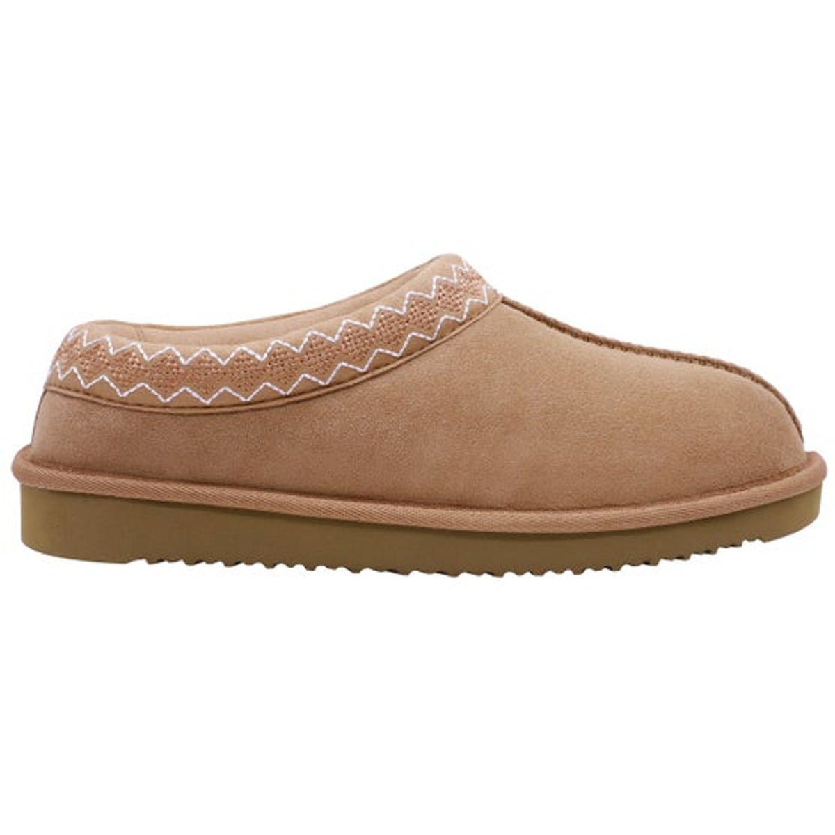 Kirkland Signature Unisex Genuine Shearling Slipper Cozy Tan Brown US W7 M6
