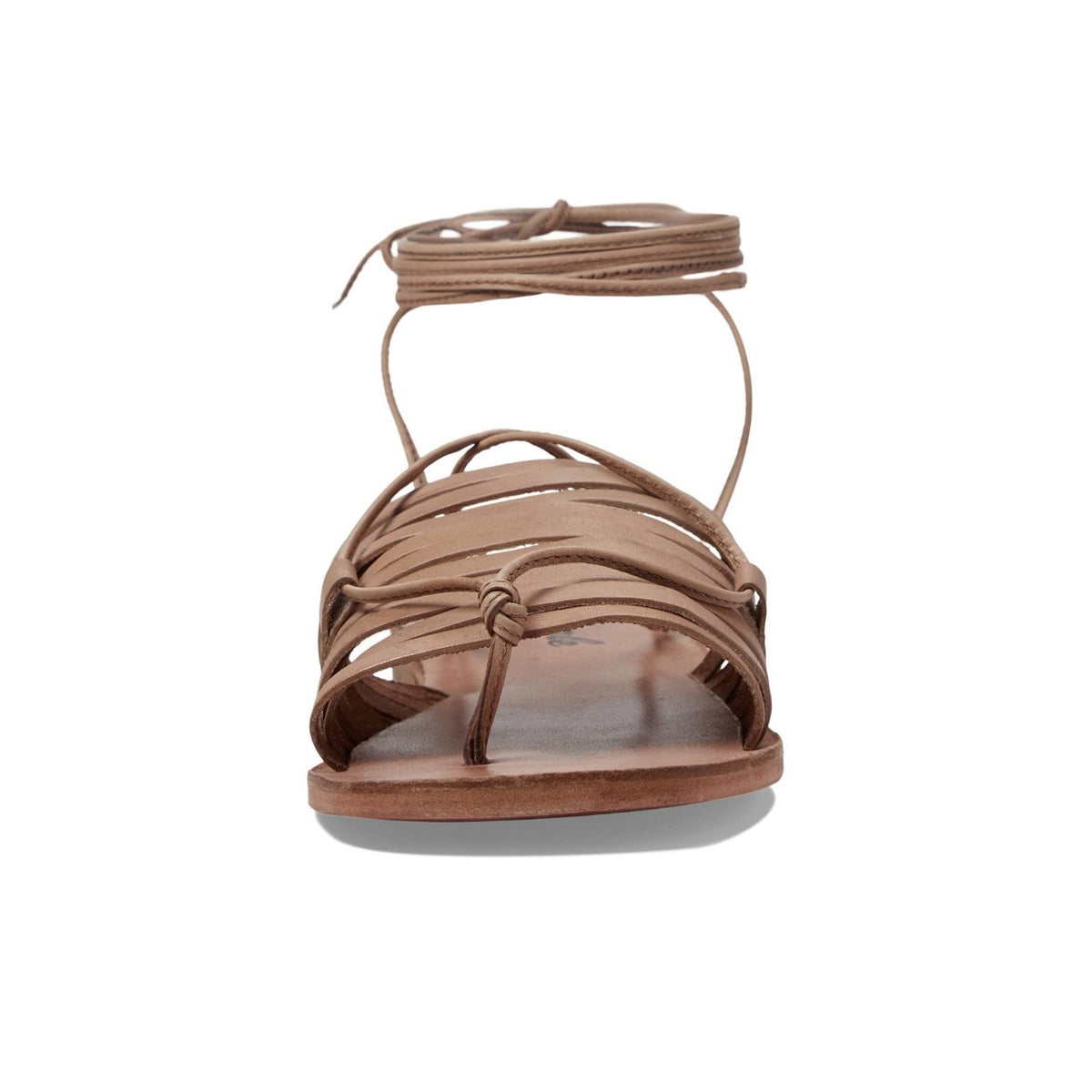 Free People Cami Huarache Women's Ankle Gladiator Wrap Latte Sandals Size 6 M