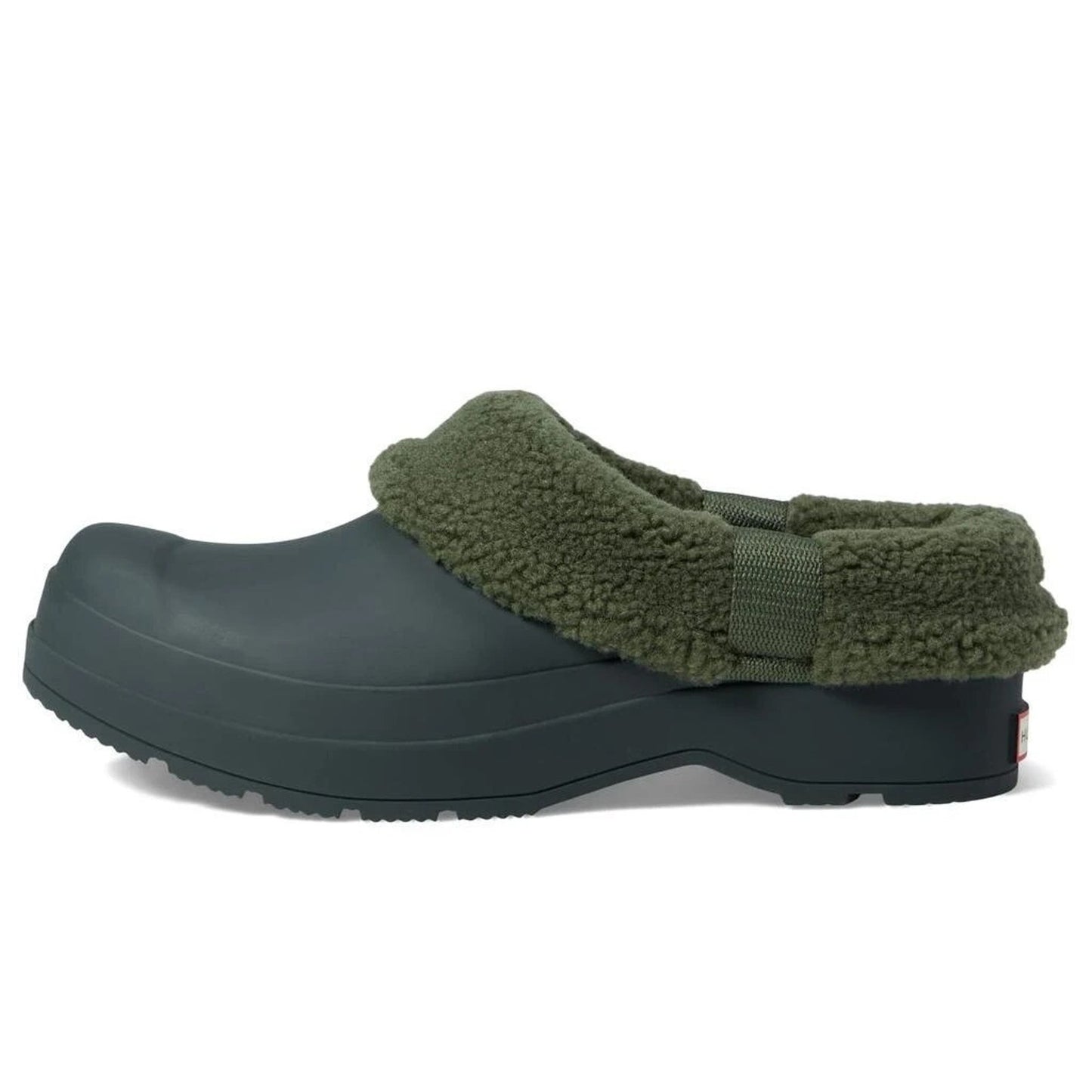 Hunter Play Sherpa Insulated Clog Men’s Artic Moss Rubber Shoe NEW Size 9 M