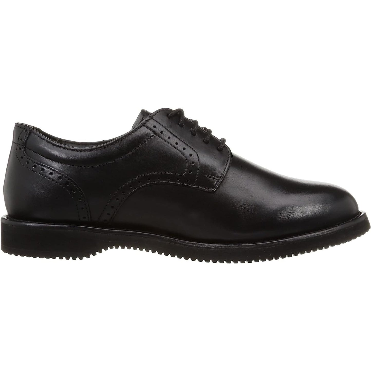 Rockport DresSports Oxford Plain Toe Black Leather Mens Dress Shoes 9.5 M