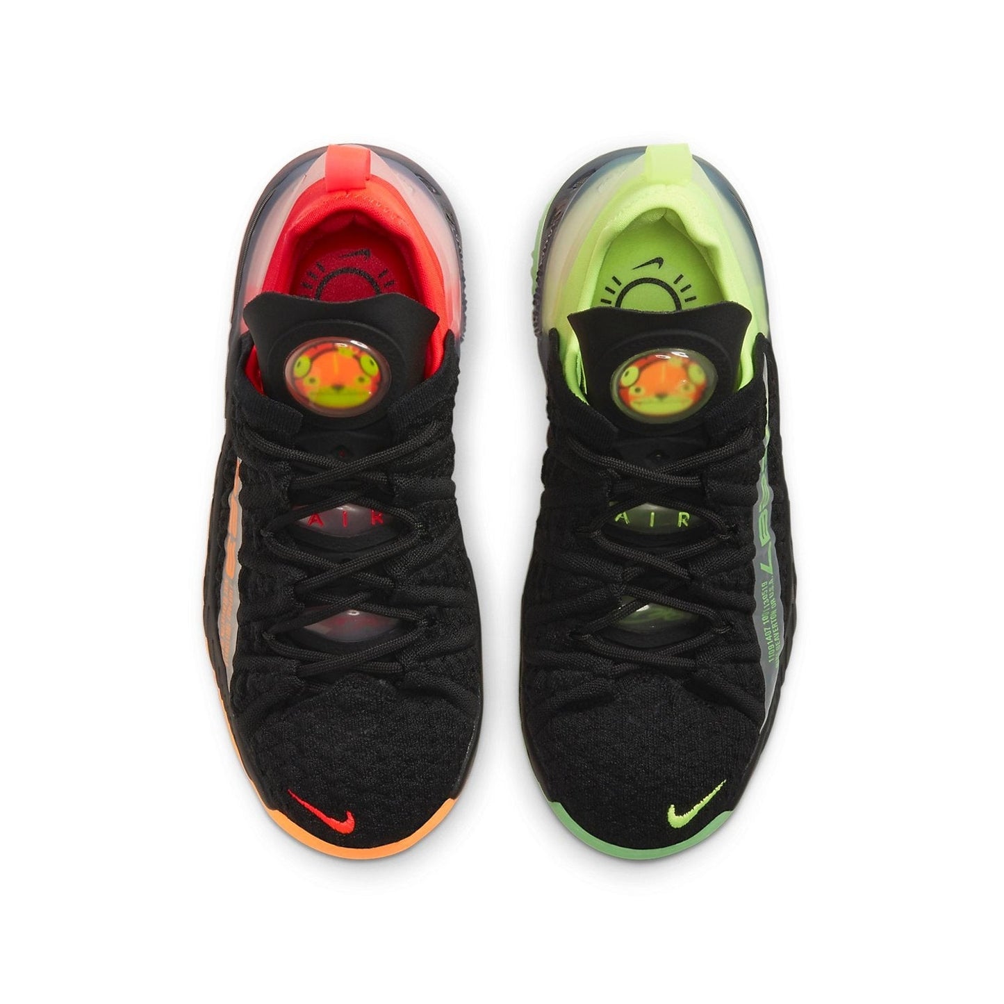 Nike LeBron XVIII 18 GS Black Crimson Volt Boys Shoes CW2760-009 Size 6Y NEW