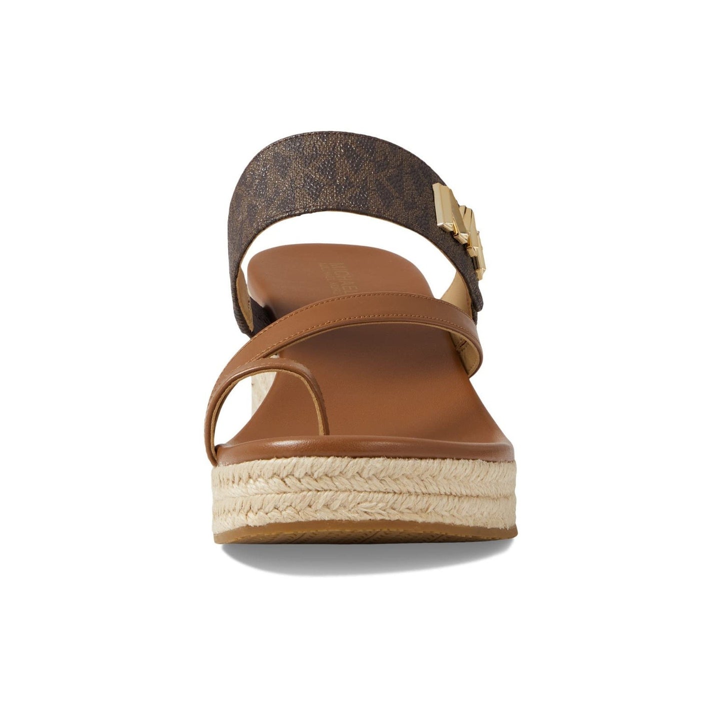 Michael Kors Women's Jilly Espadrille Platform Wedge Sandals NWB Size 9.5 Brown