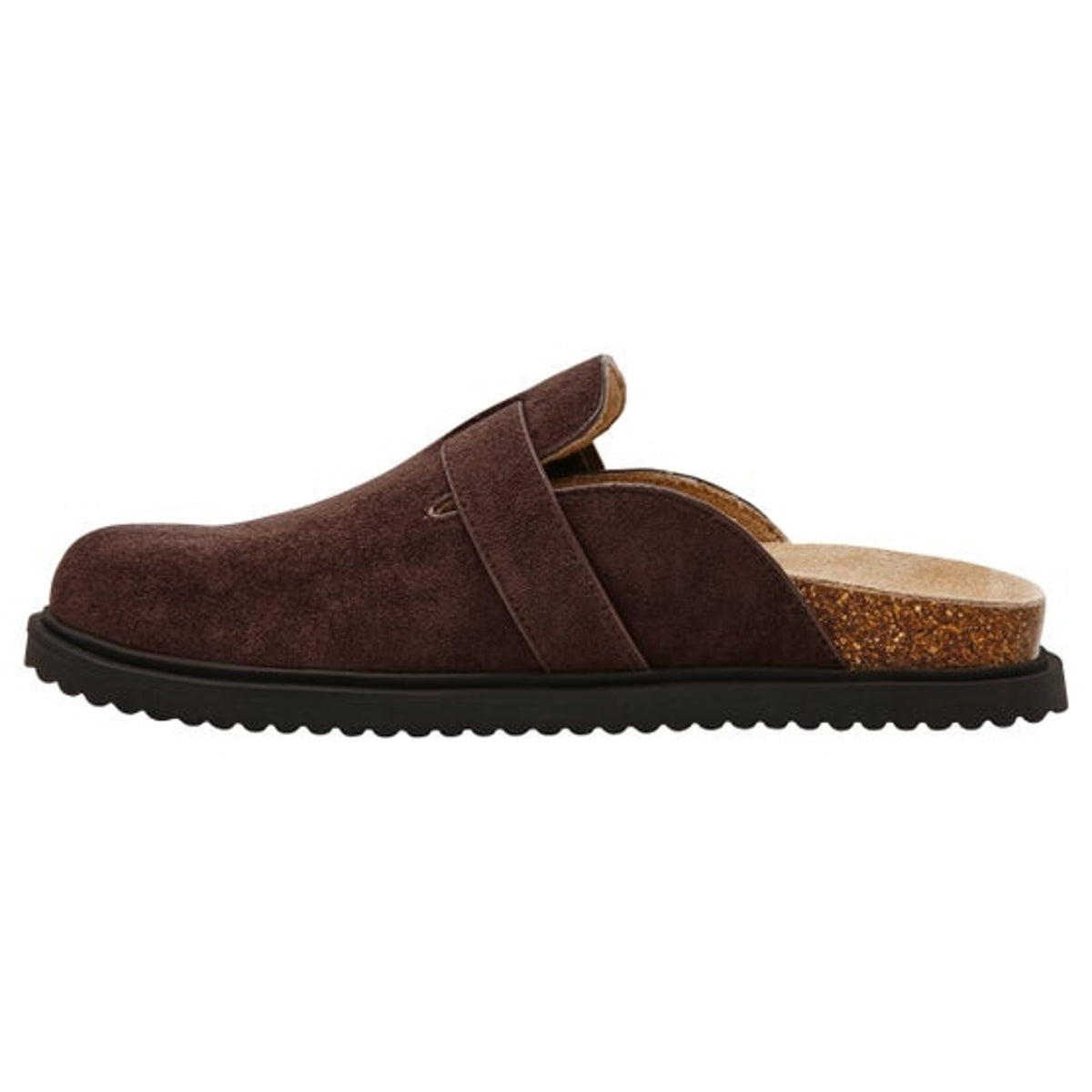 DV Dolce Vita Women's Comfortable Slip On Buckle Mules Faux Suede Brown Size 8
