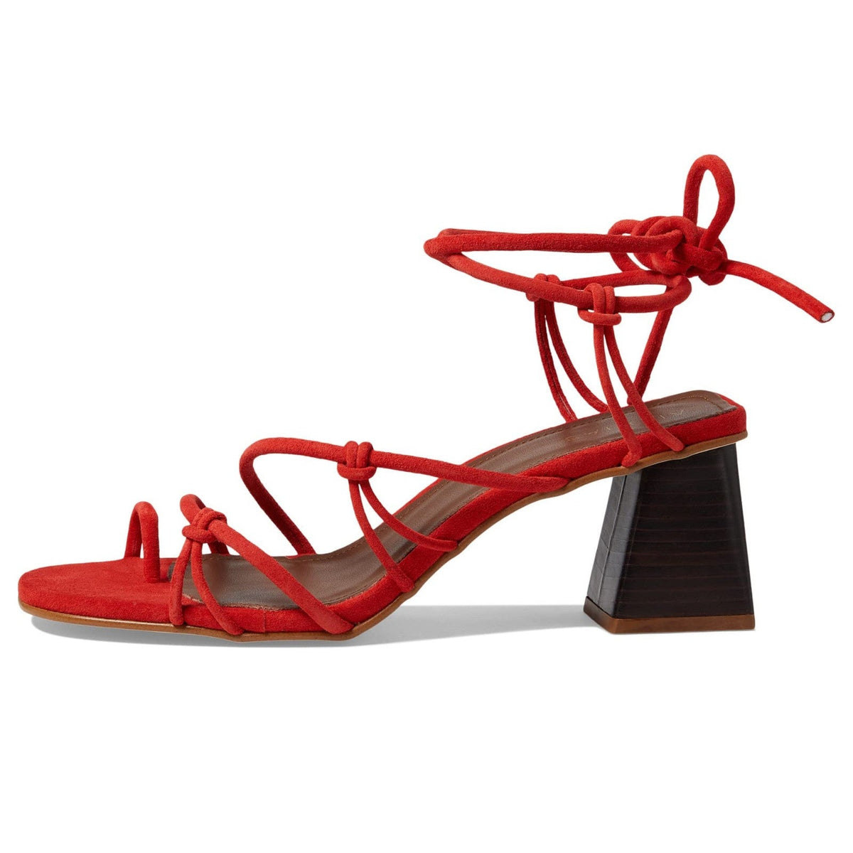ALOHAS Goldie Paloma Women's Leather Suede Sandals Red Size 9