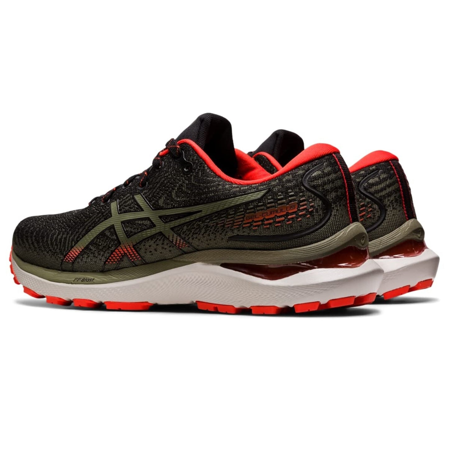 ASICS Men's Gel-Cumulus 24 Trail Running Shoes, Nature Bathing/Olive Size 8