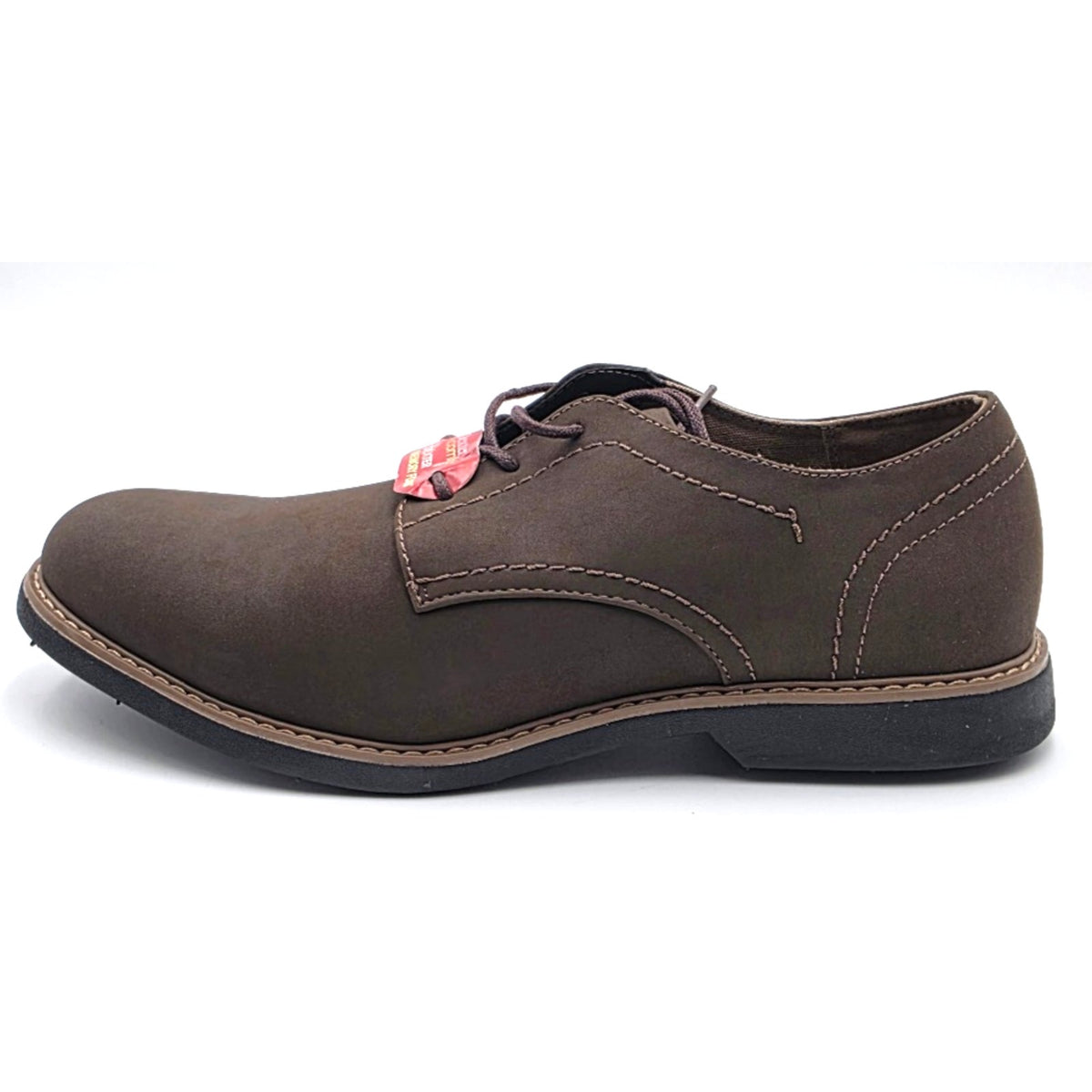 Dexter Burt Plain-Toe Oxford Men's Shoes Brown Faux Leather Size 11 Wide