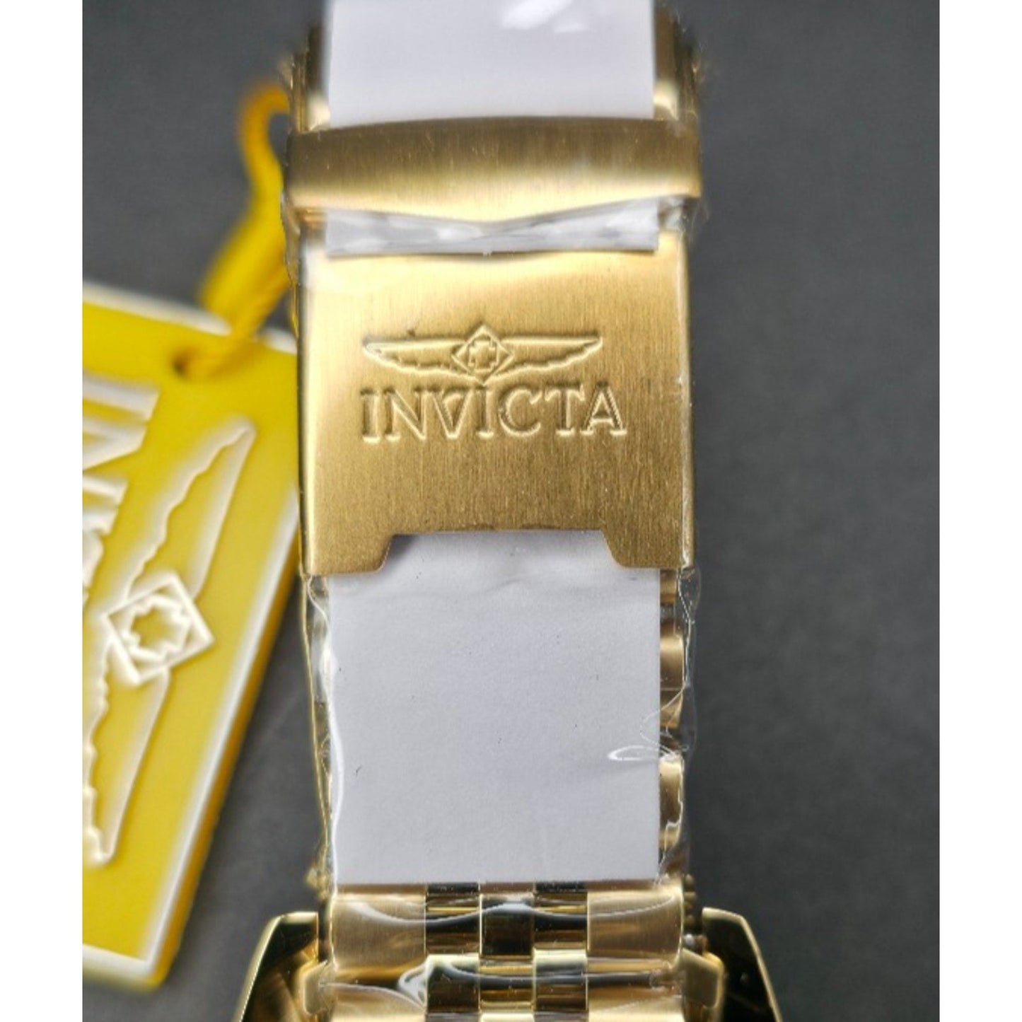 Invicta Pro Diver Titan Men's Luxury Watch Chrono Gold Dial - 43mm, Gold Invicta