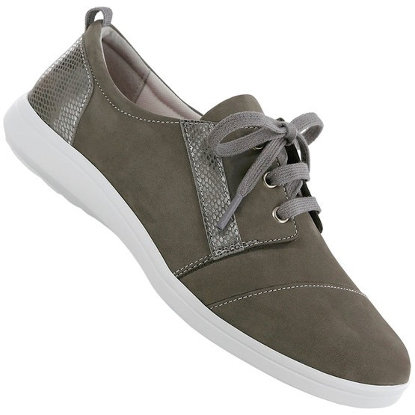 SAS MARNIE GRIS Women's Lace Up Sneaker Gray US Size 9.5 M