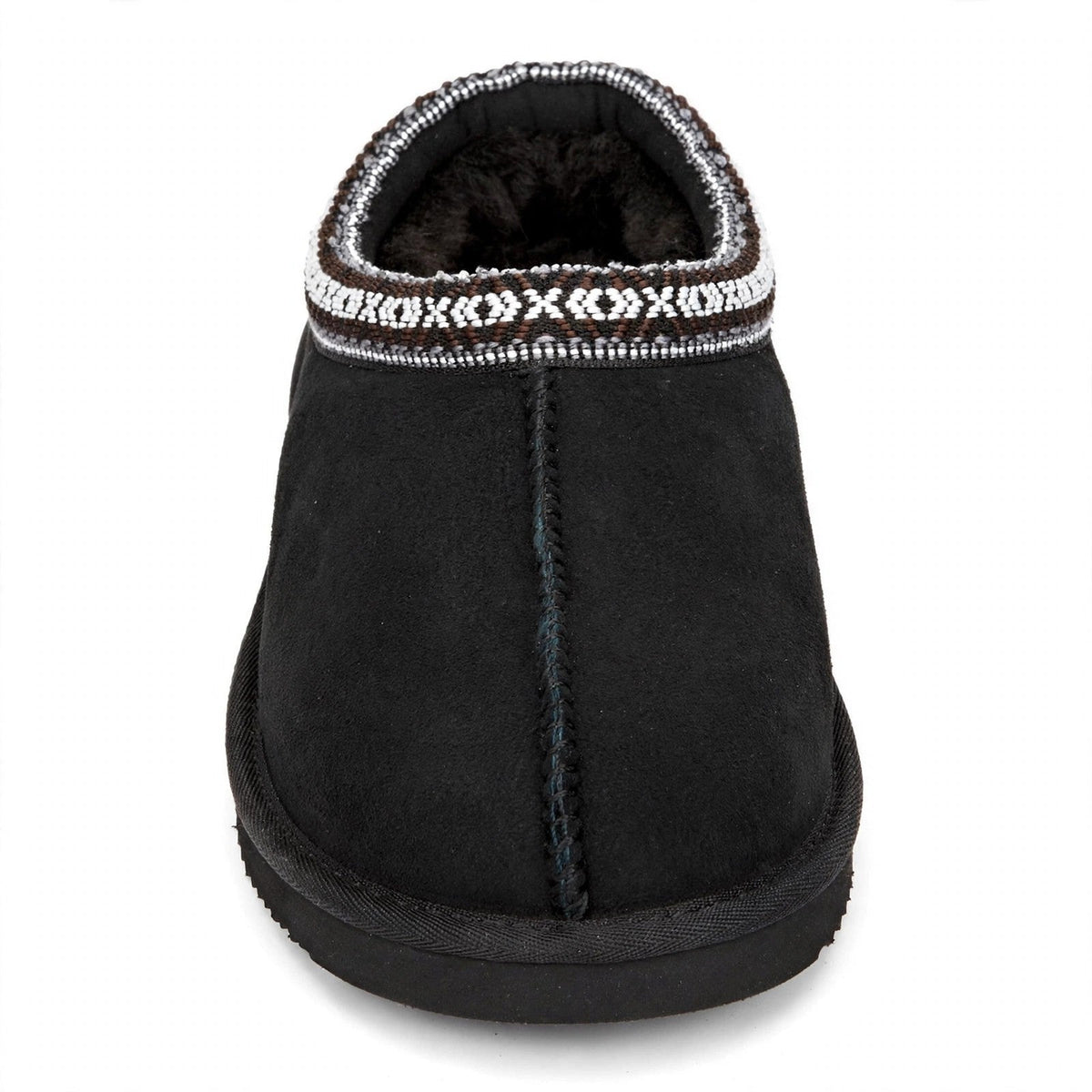 Kirkland Signature Unisex Shearling Slipper Black Mens 8/ women 9 New