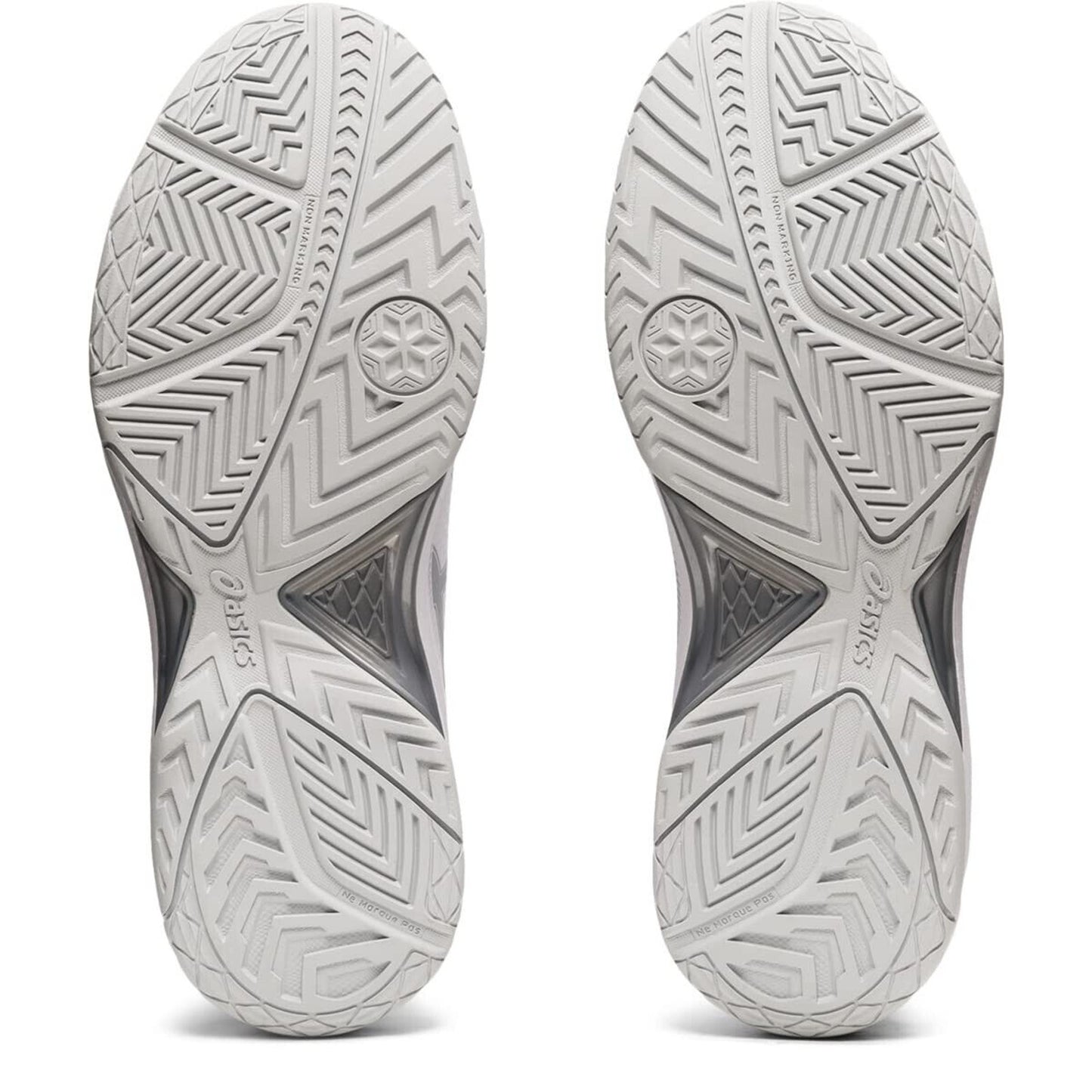 ASICS Women's Gel-Dedicate 7 Tennis Shoes, White/Pure Silver US 8.5