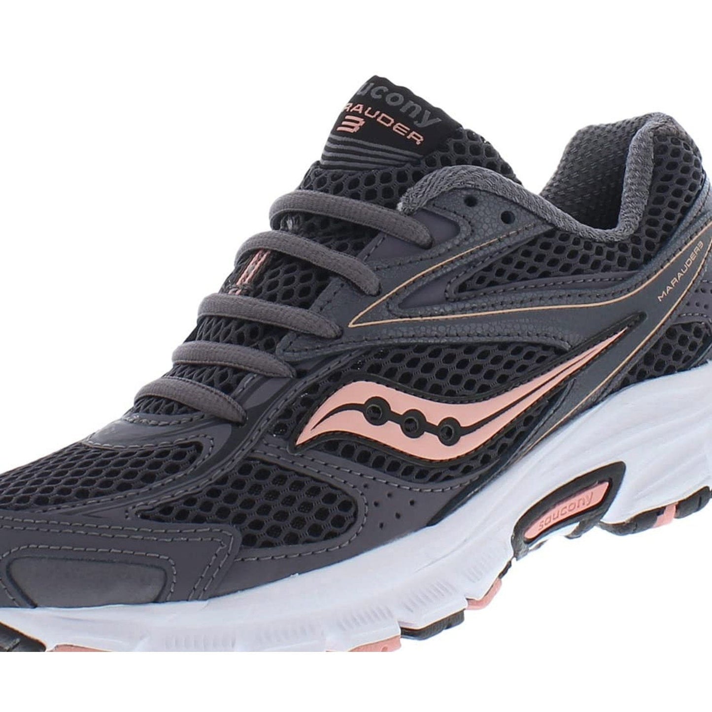 Saucony Grid Marauder 3 Running Shoes Sneakers Womens Slate/Peach, 10.5 US Saucony