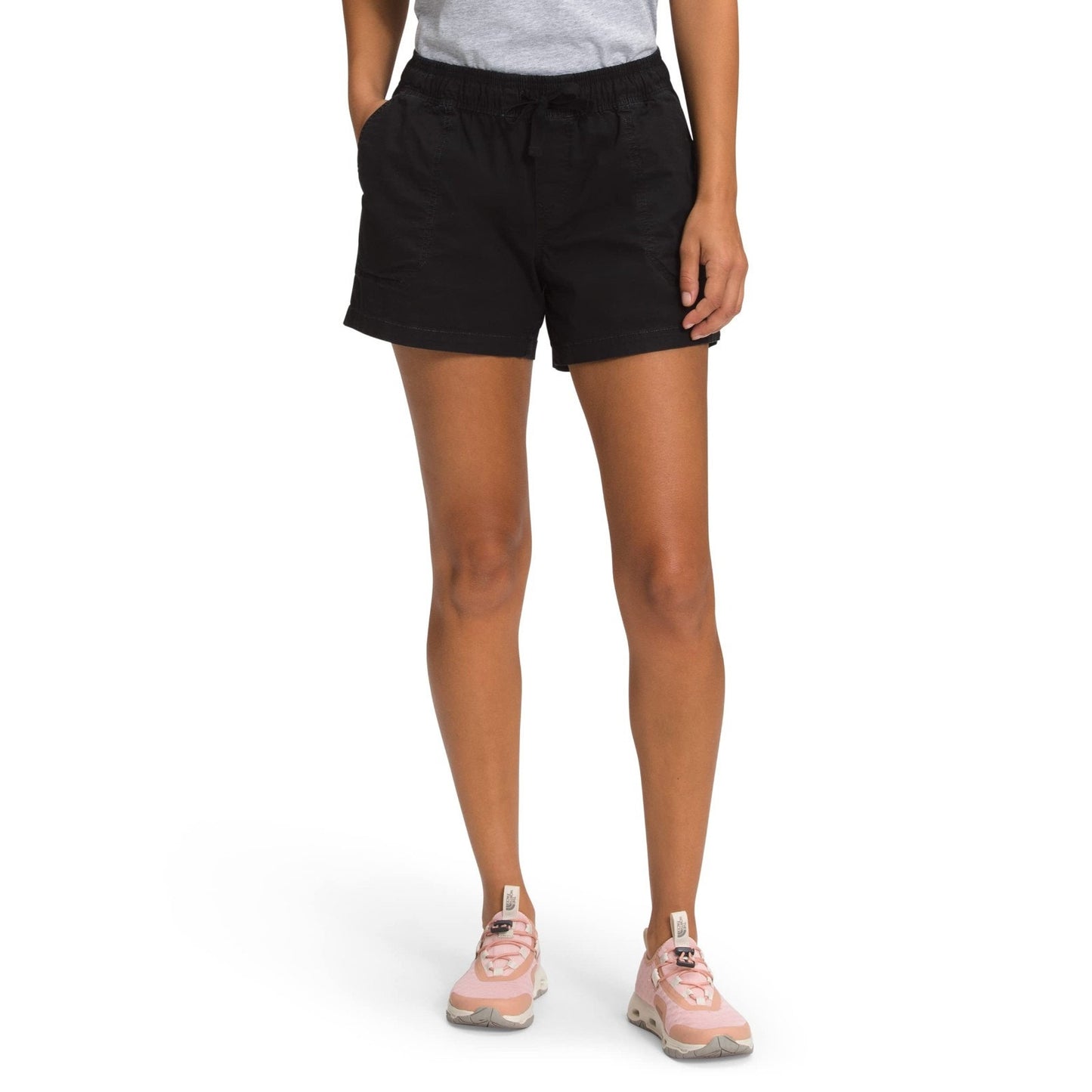 The North Face Women's Black Motion Pull-On 6 Inch Short XS Long