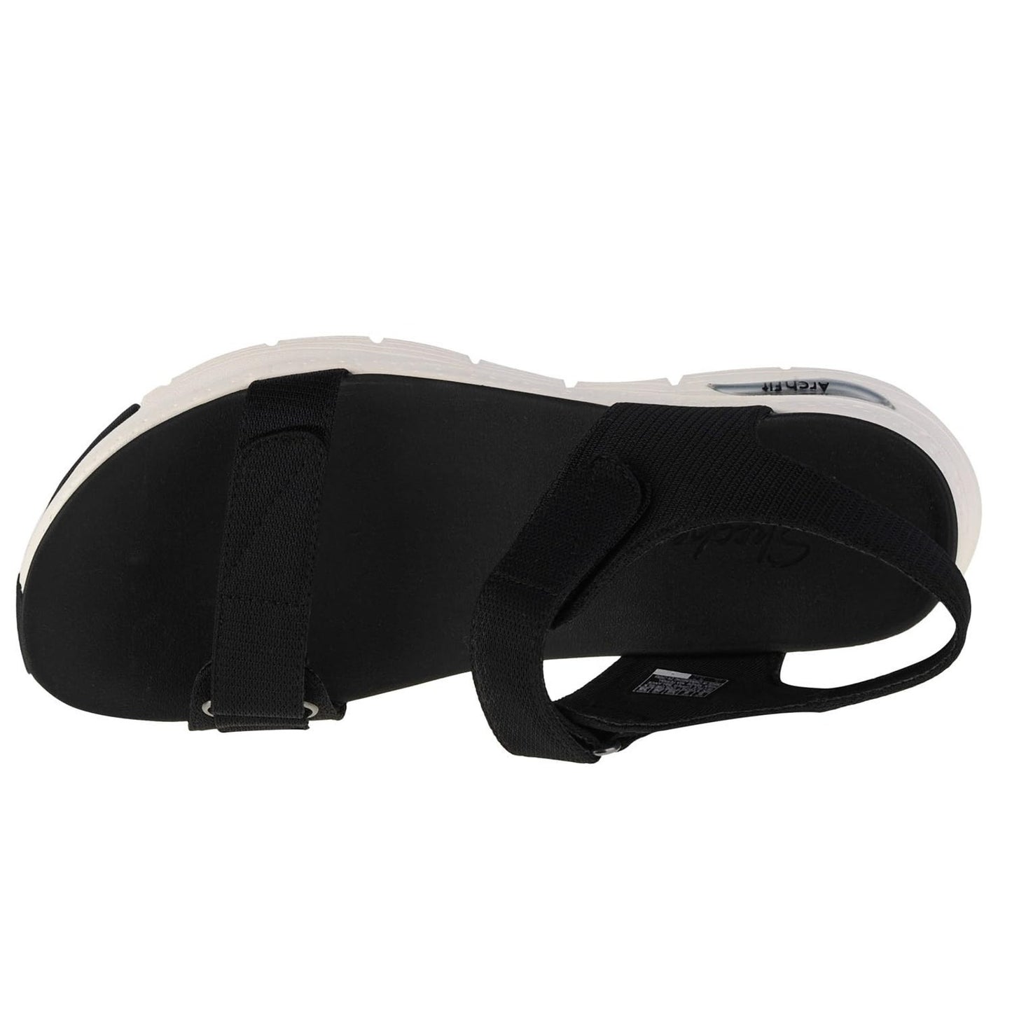 Skechers Women's Vegan Arch Fit Touristy Sandal Black Size 9 M