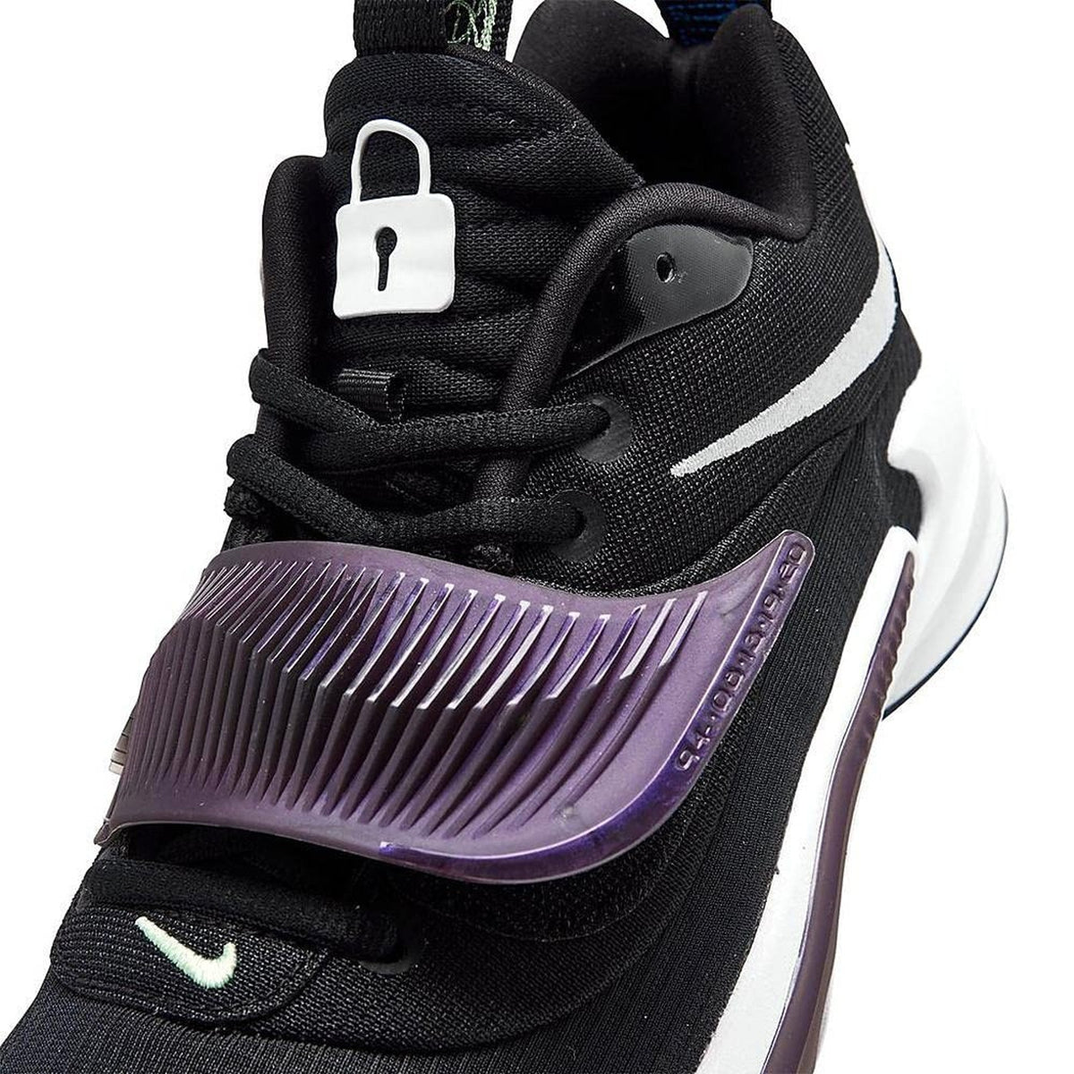 Nike Zoom Freak 3 Running Shoes Grade-School 5Y Black White Black Basketball