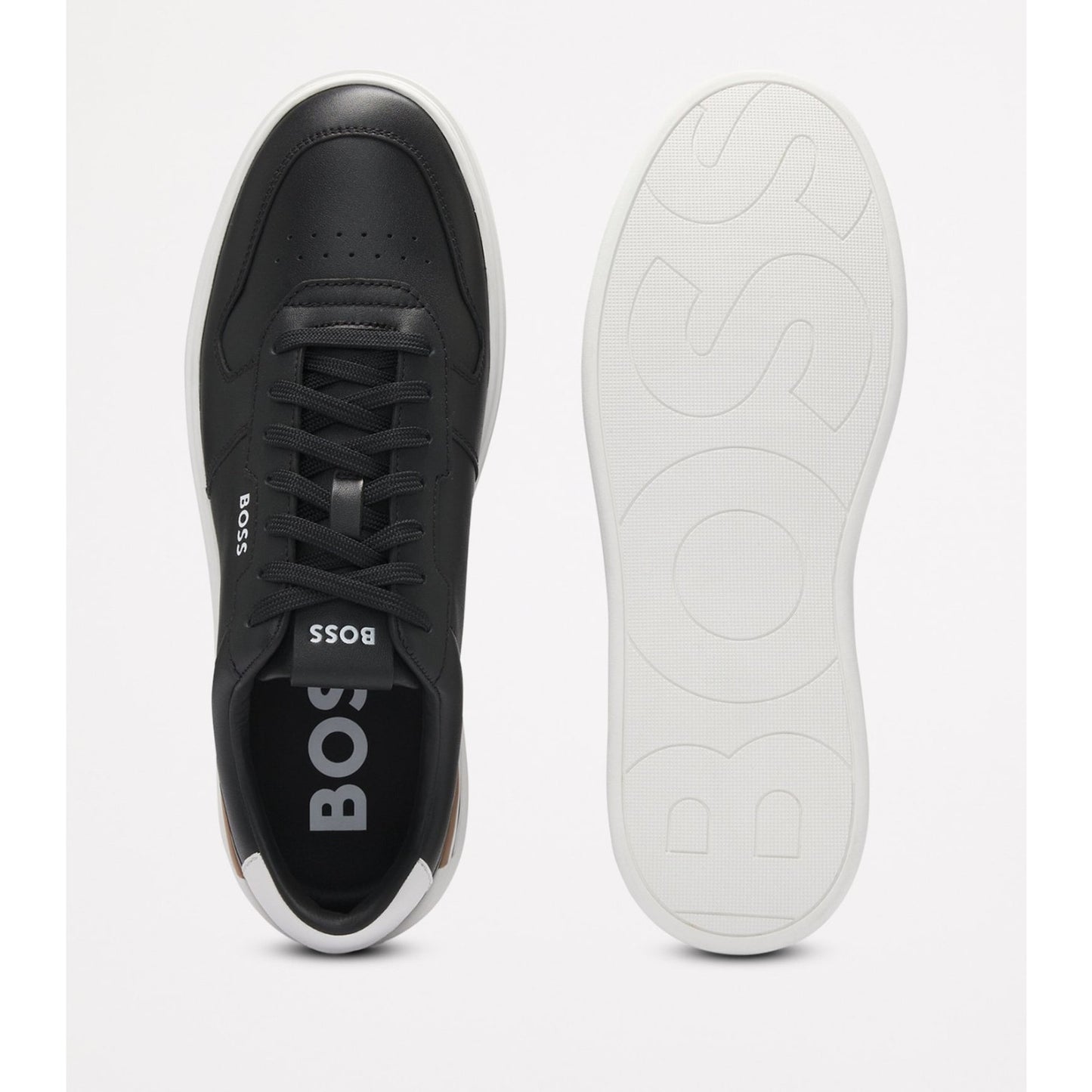 Hugo Boss Clint_Tenn_gr Men's Trainers Sneakers Lace-Up Shoes Black Size 12 M