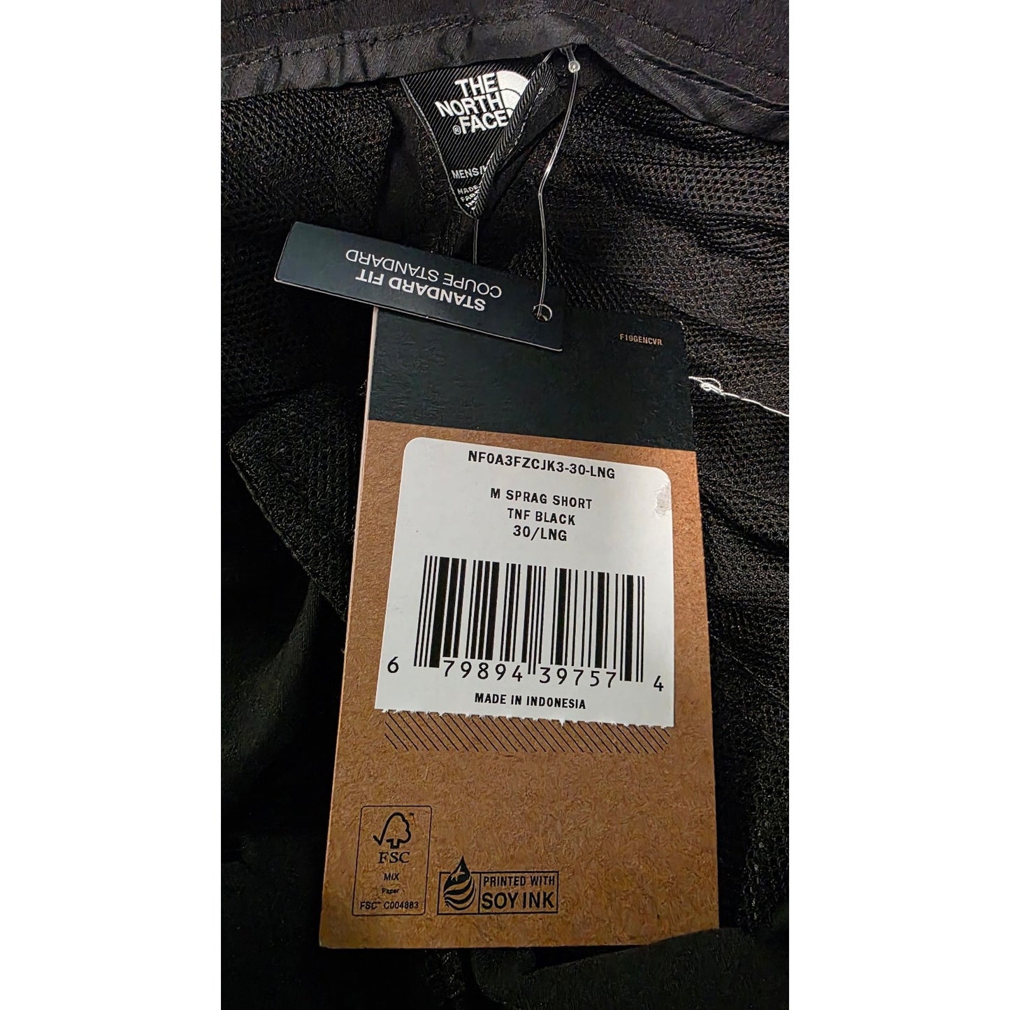 THE NORTH FACE Sprag Shorts Stretch Flash-Dry NWT Black 30/Long