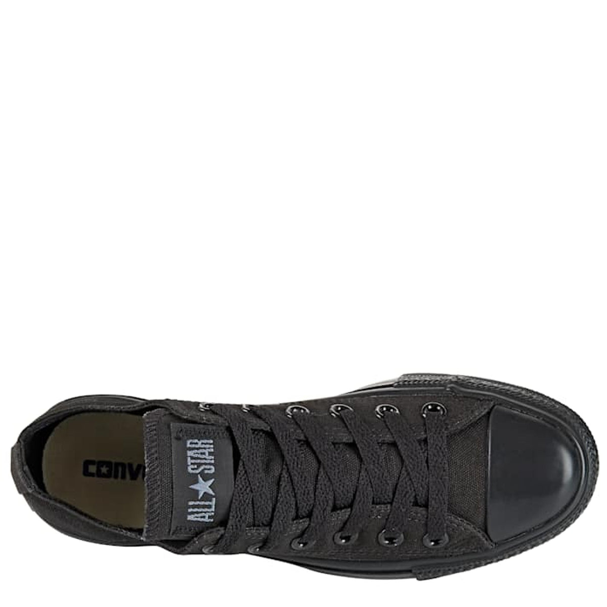 Converse All Star Chuck Taylor Women's Shoes Canvas Ox Black Mono Sneakers 7.5 M