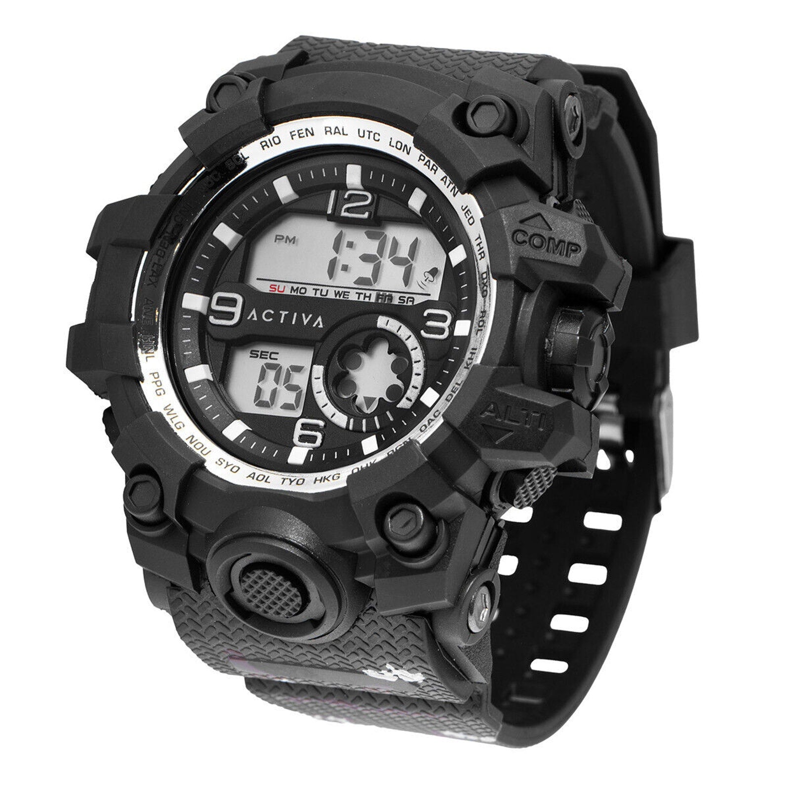 Activa X Invicta Men's Watch - 54.5mm, Black (ACW435-002) Invicta