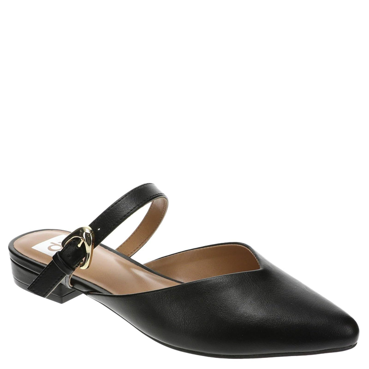 Dolce Vita Domainica Womens sabdal Black Leather 8.5 M
