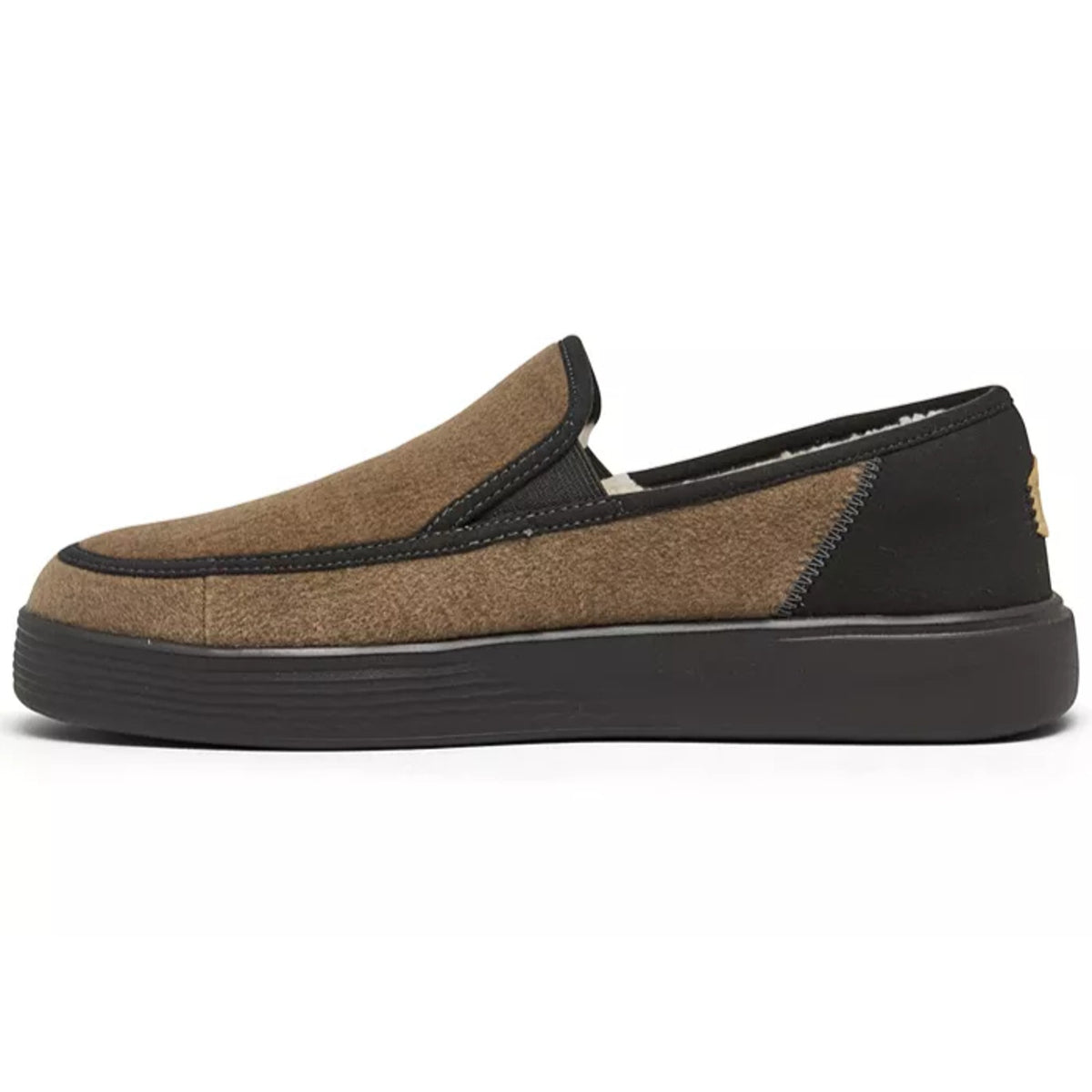Heydude Men's Sunapee Warmth Casual Slip-On Moccasin Sneakers Brown Size 8