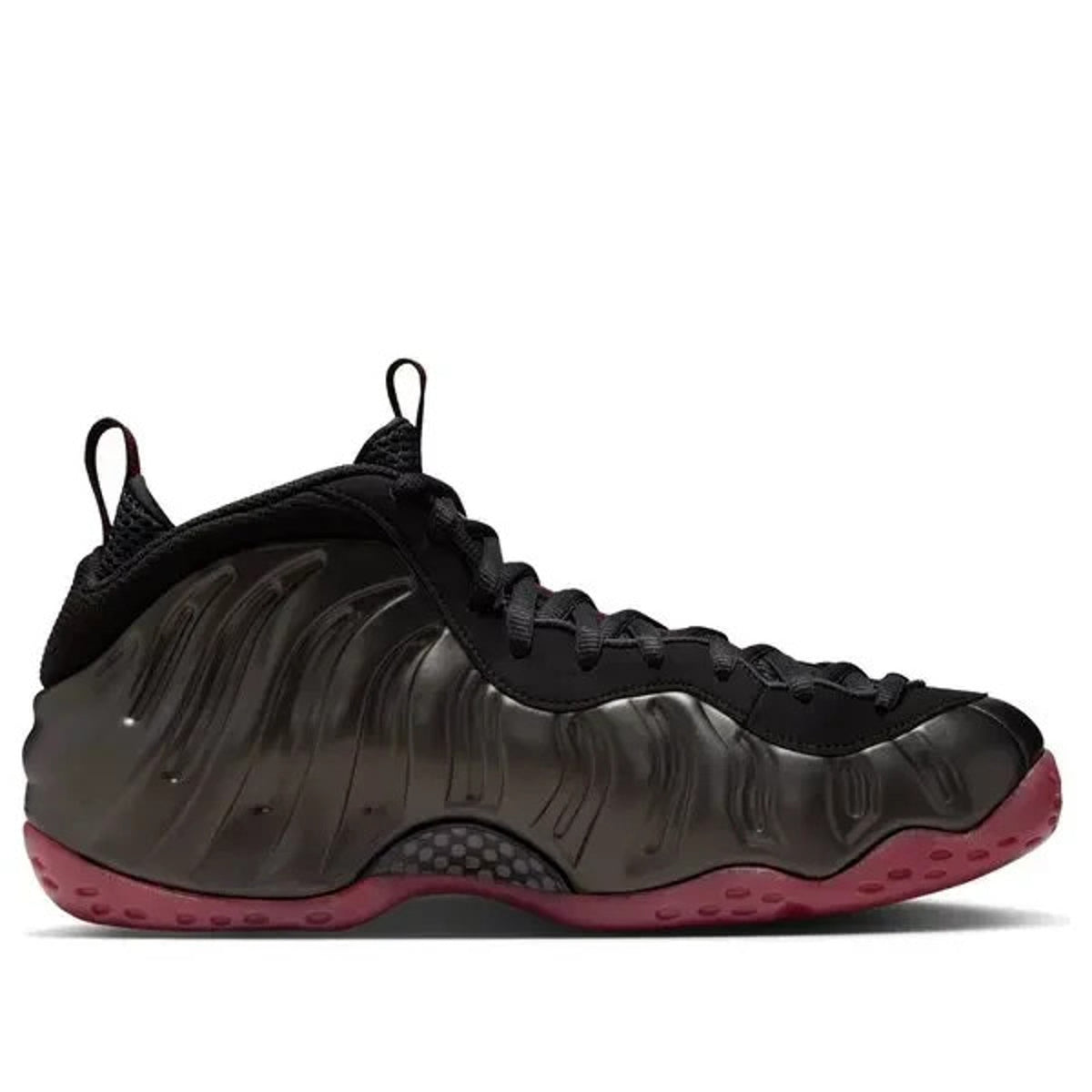 Nike Air Foamposite One 'Cough Drop' Black Red Men's Size 10.5 Shoes IB2219-001