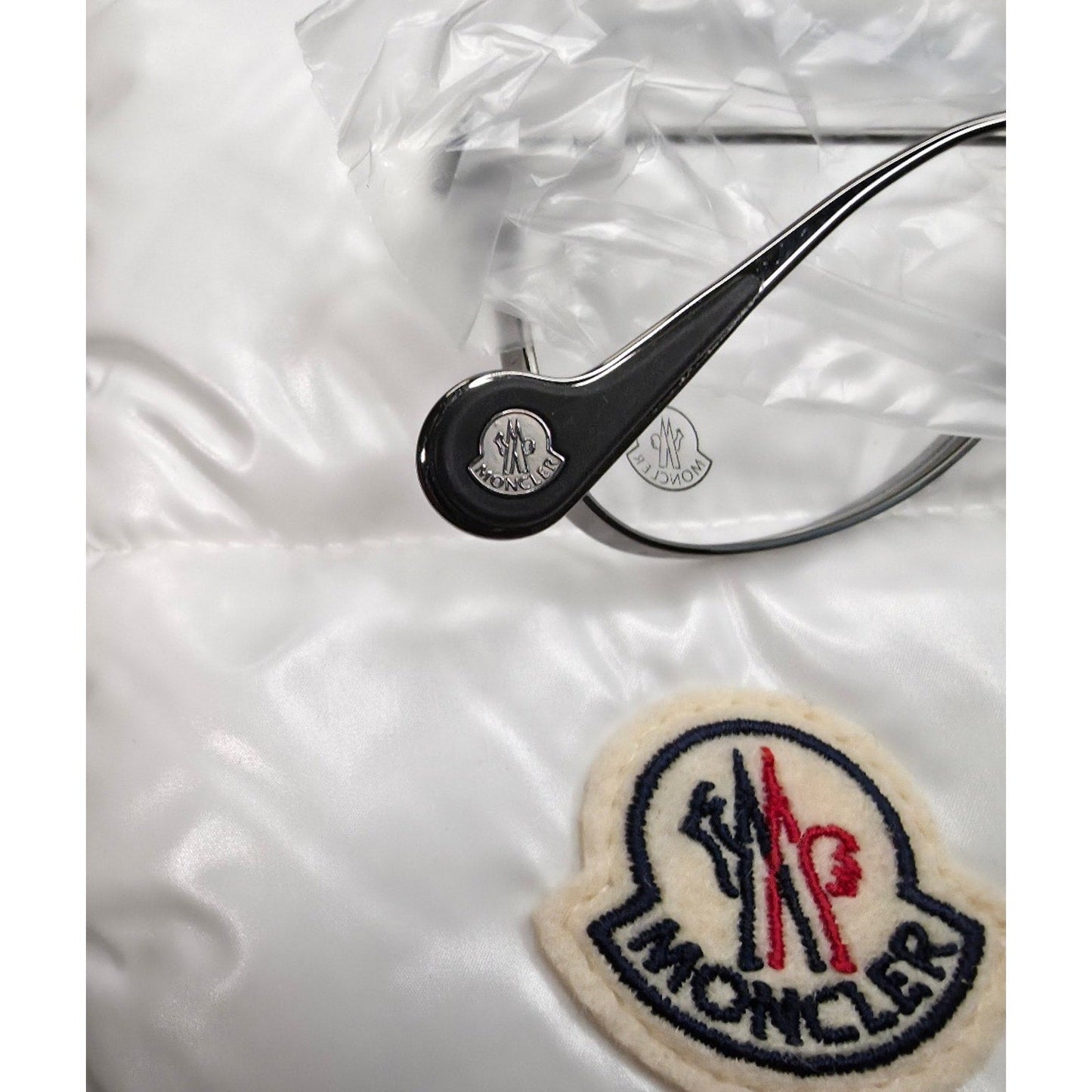 Moncler ML5083 008 Gunmetal Silver Aviator Men Eyeglasses Metal Frame 55-15-150 Moncler
