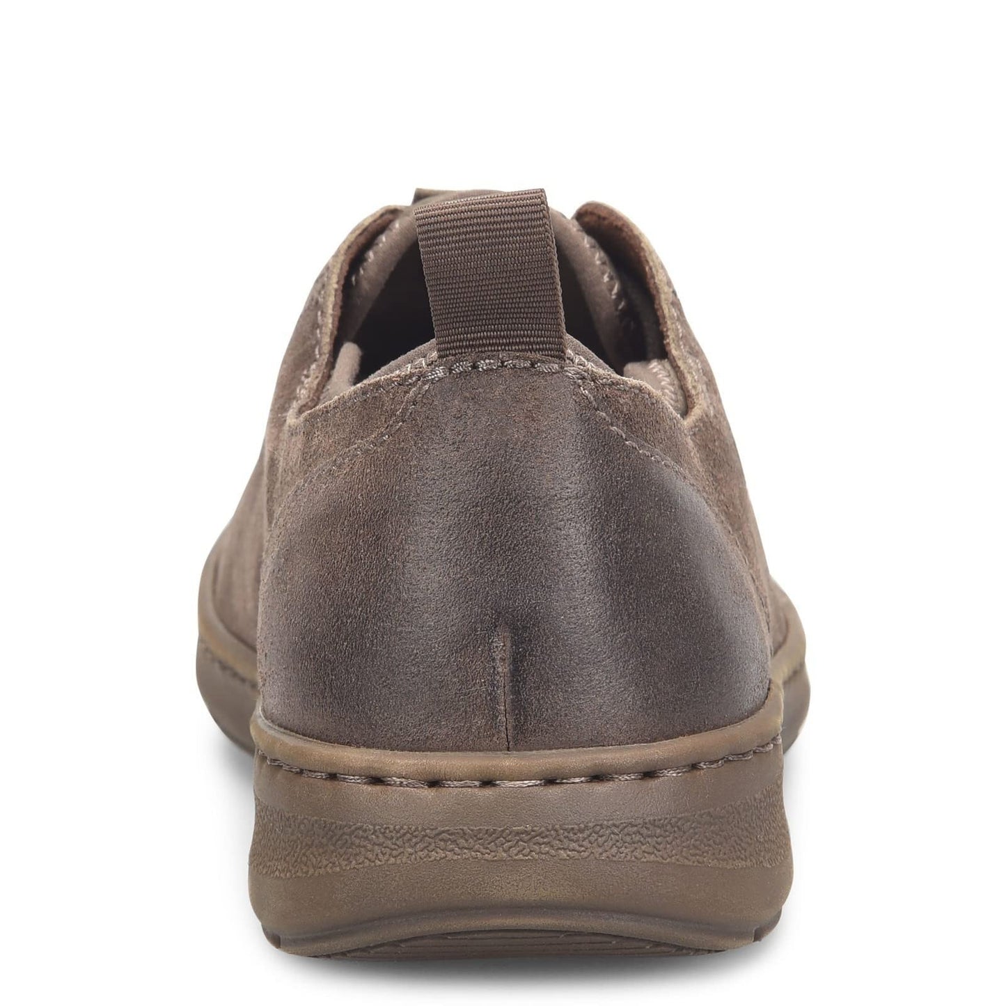 Born Miles Mens Size 9 M Distressed Leather Taupe Mud Distressed Casual Shoes