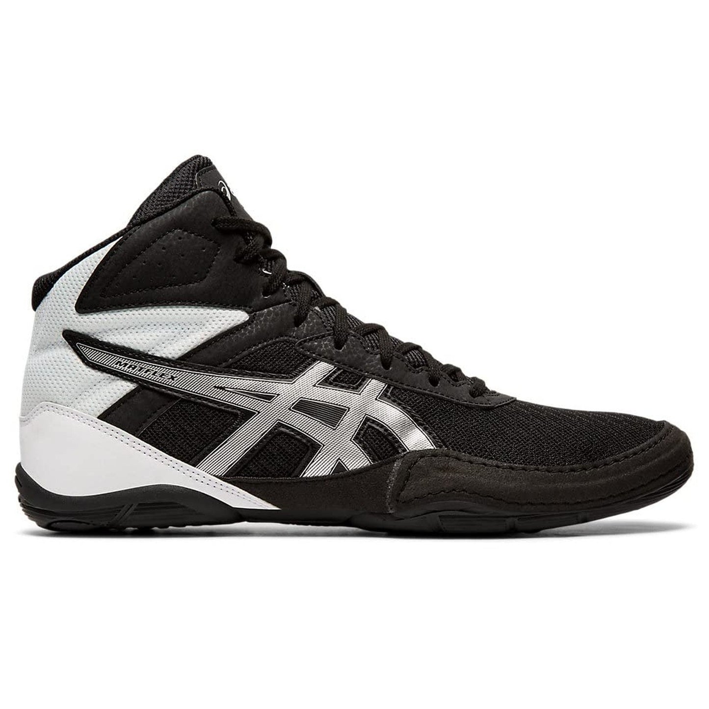 ASICS Matflex 6 Men's Wrestling Shoes Black White Silver Size 10 M