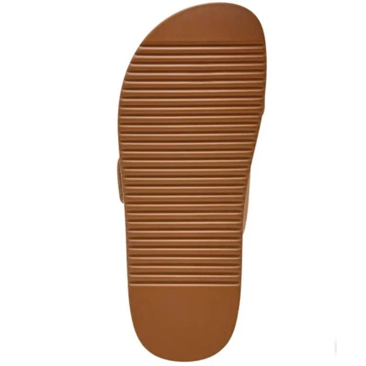 DV Dolce Vita Usha Womens Tan Buckle Slide Sandals Size 8