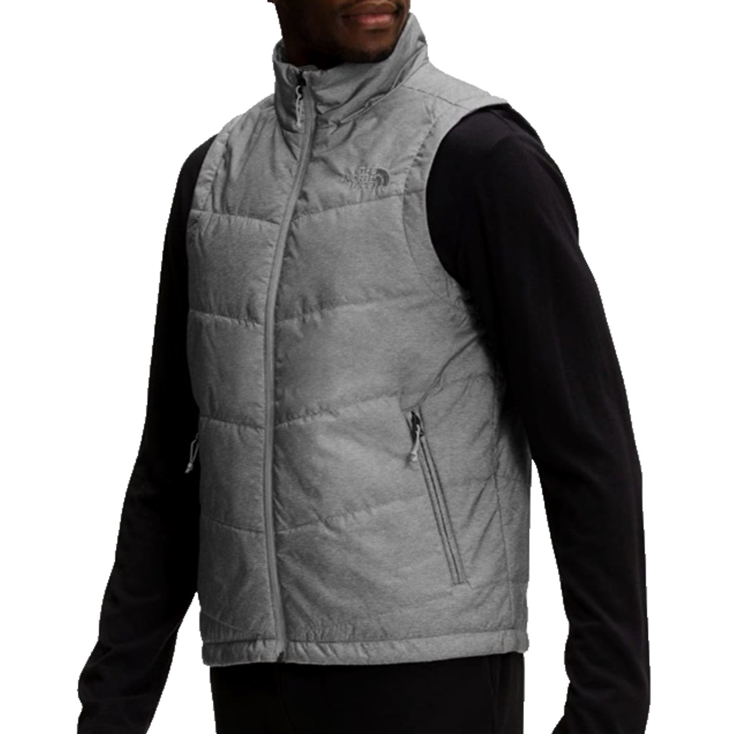 THE NORTH FACE Men's Junction Insulated Vest, TNF Medium Grey Heather, Small