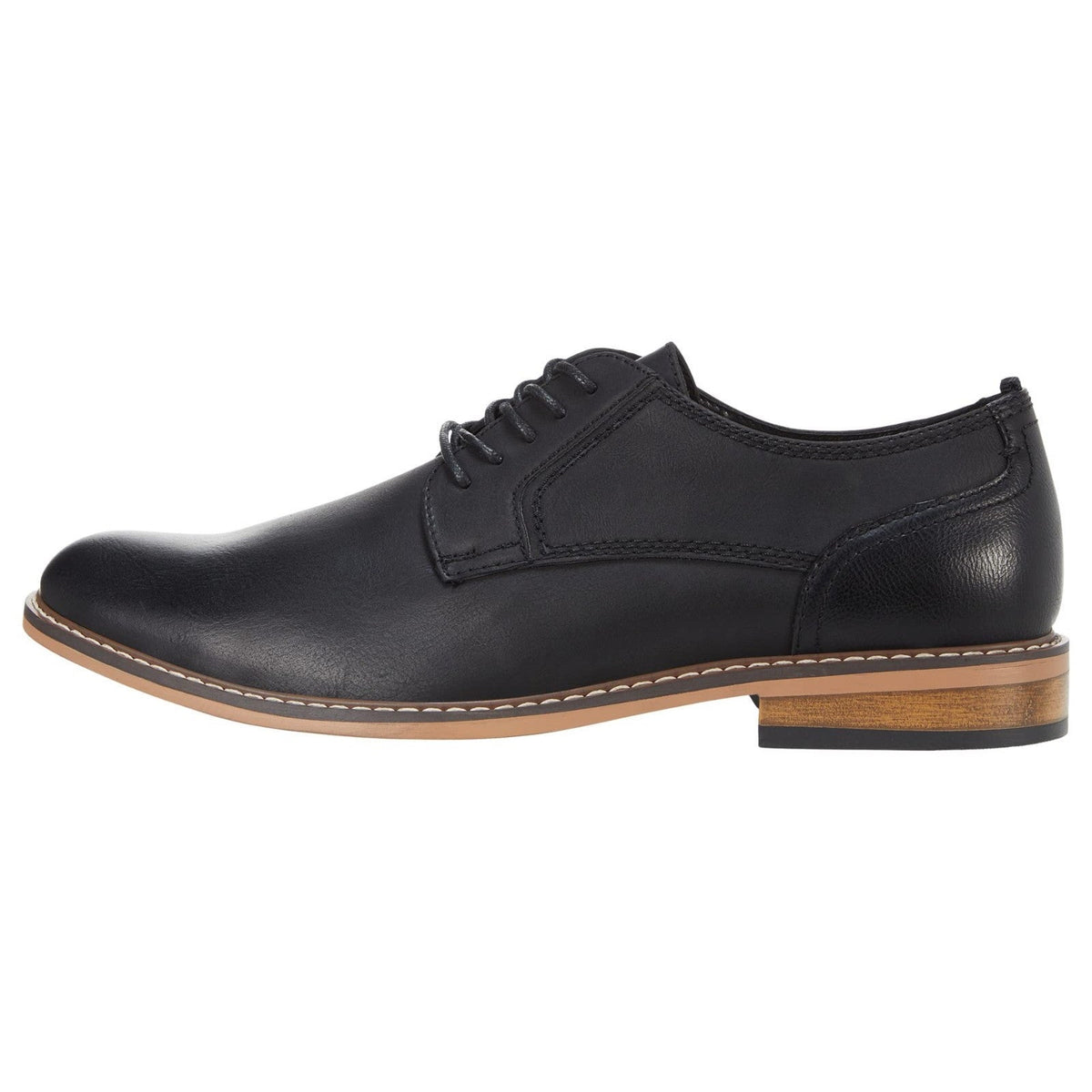 Steve Madden Ajapp Oxford Mens Black Leather Lace Up Dress Shoes US 9 M